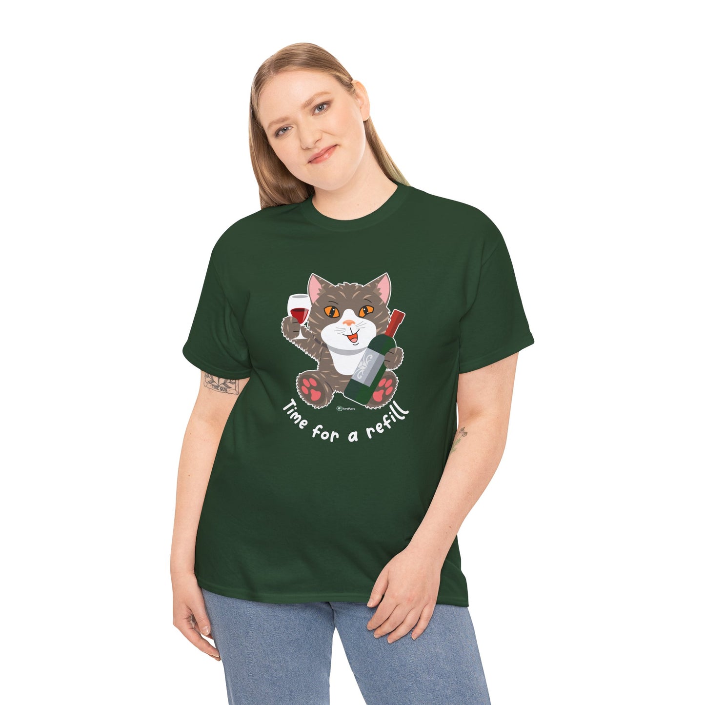 T-Shirt - HipaaCat - Time For A Refill