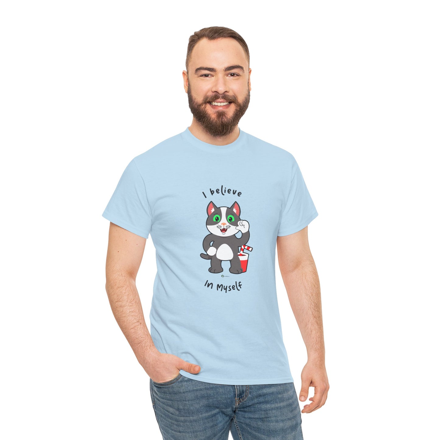 T-Shirt - PosiCat - I believe in myself