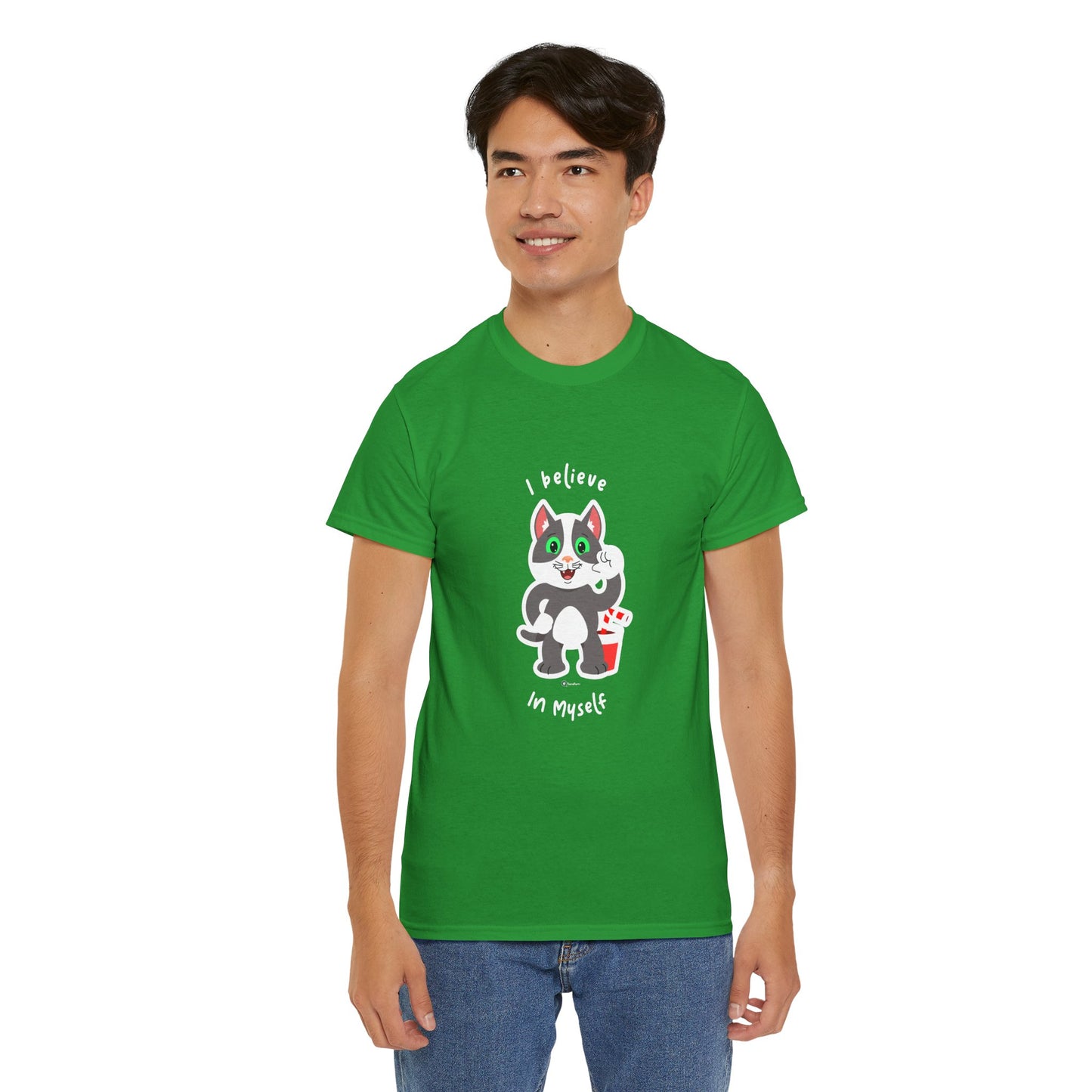 T-Shirt - PosiCat - I believe in myself