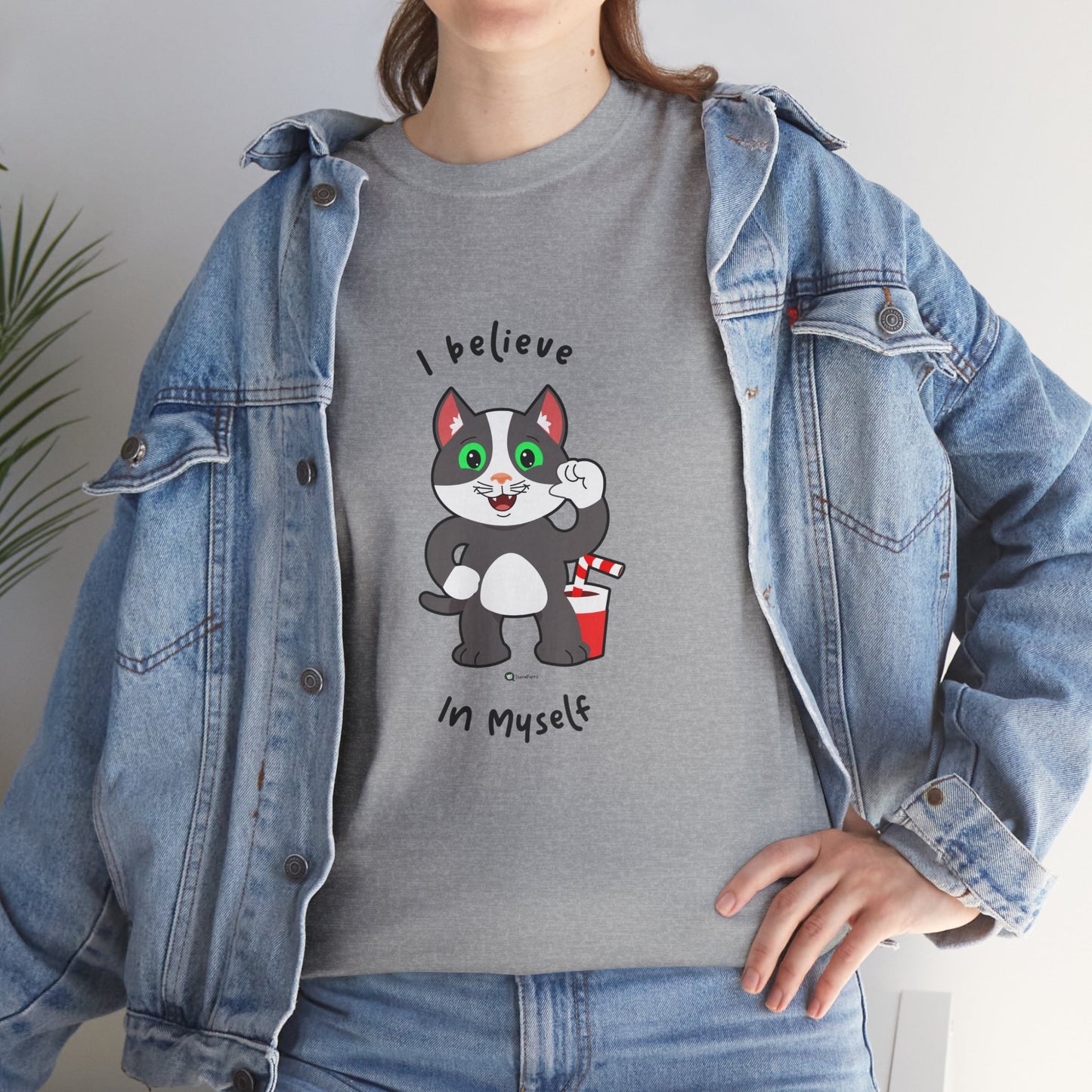 T-Shirt - PosiCat - I believe in myself