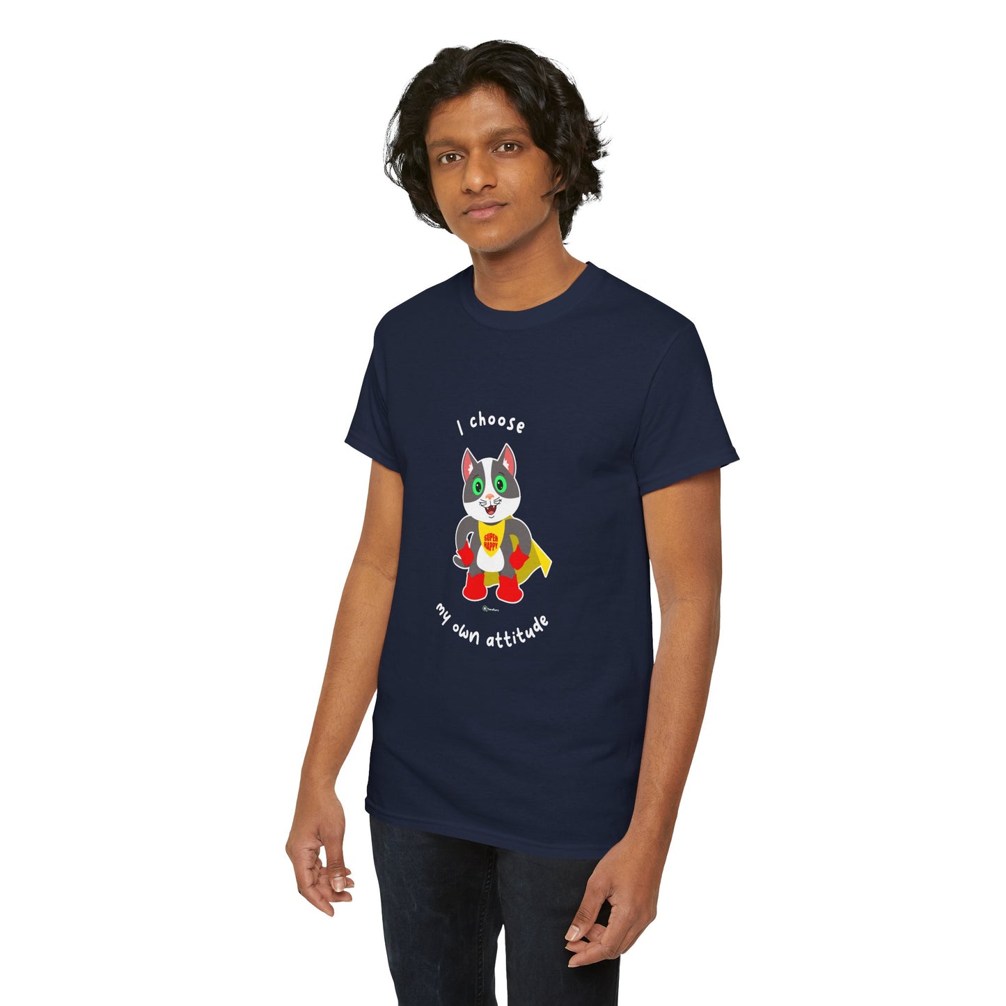 T-Shirt - PosiCat - I choose my own attitude