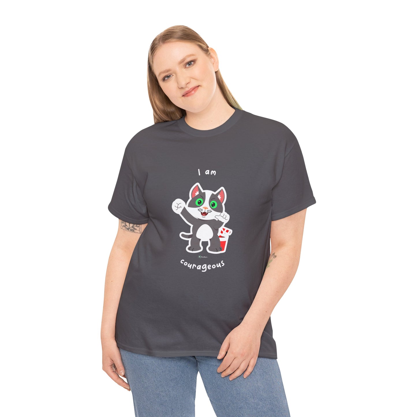 T-Shirt - PosiCat - I am courageous