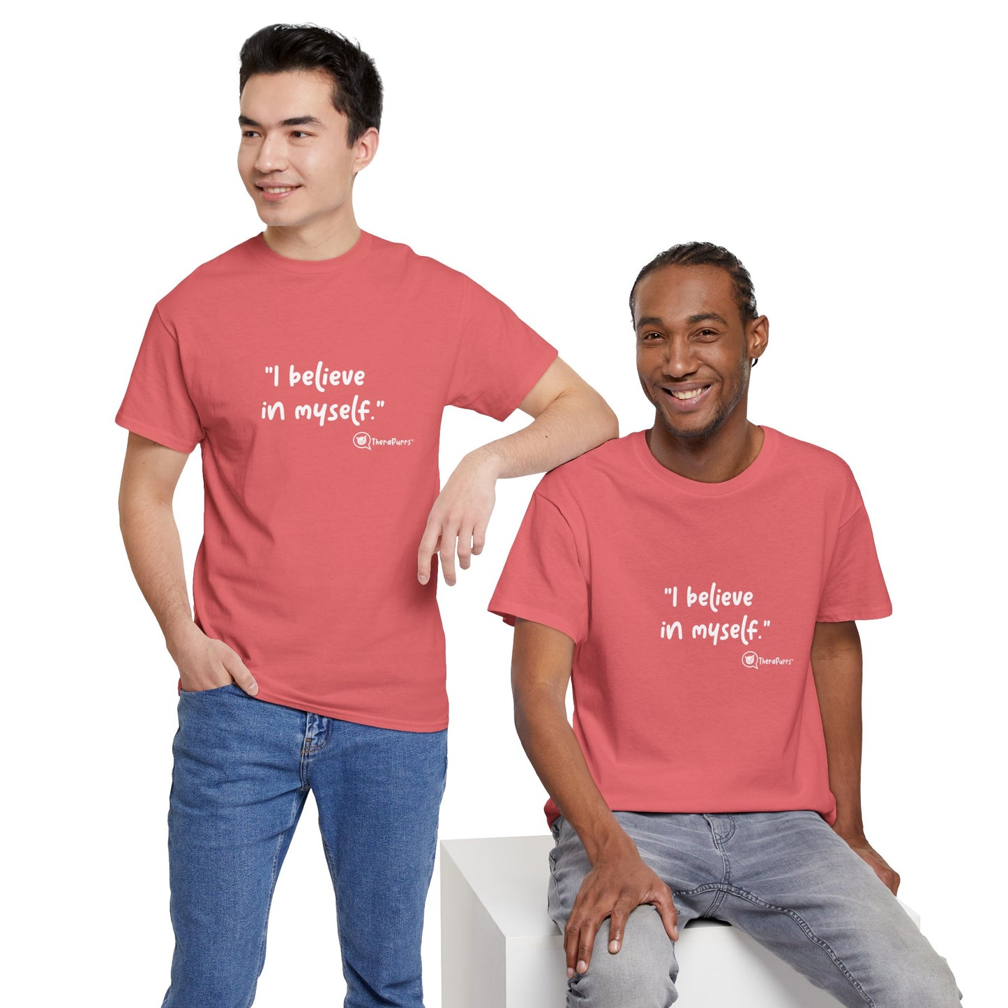 TheraPurrs Phrase T-Shirt - "I believe in myself"