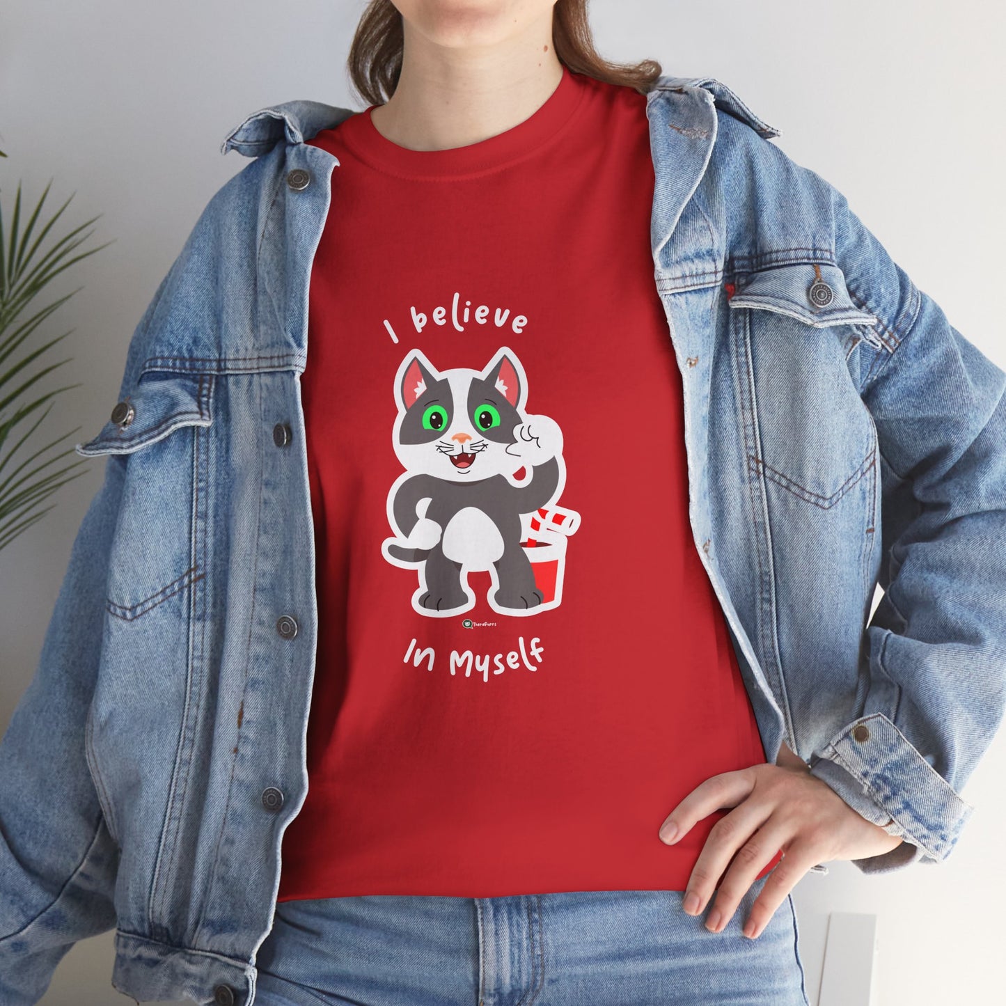 T-Shirt - PosiCat - I believe in myself