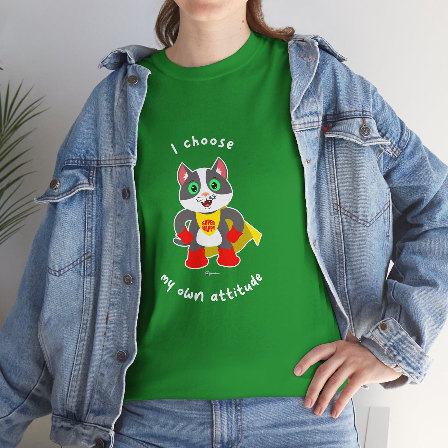 T-Shirt - PosiCat - I choose my own attitude