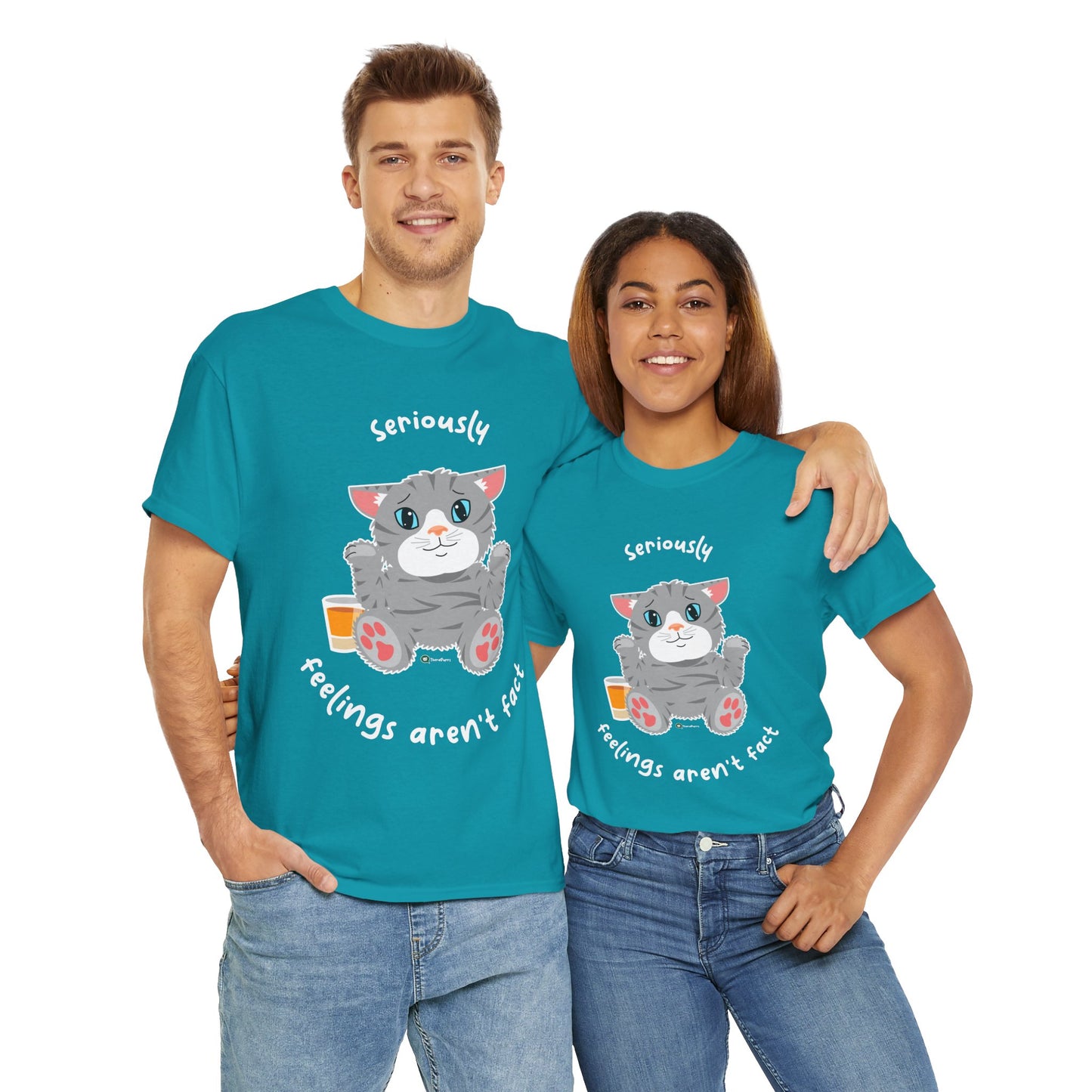 T-Shirt - TheraCat - Seriously feelings aren't fact