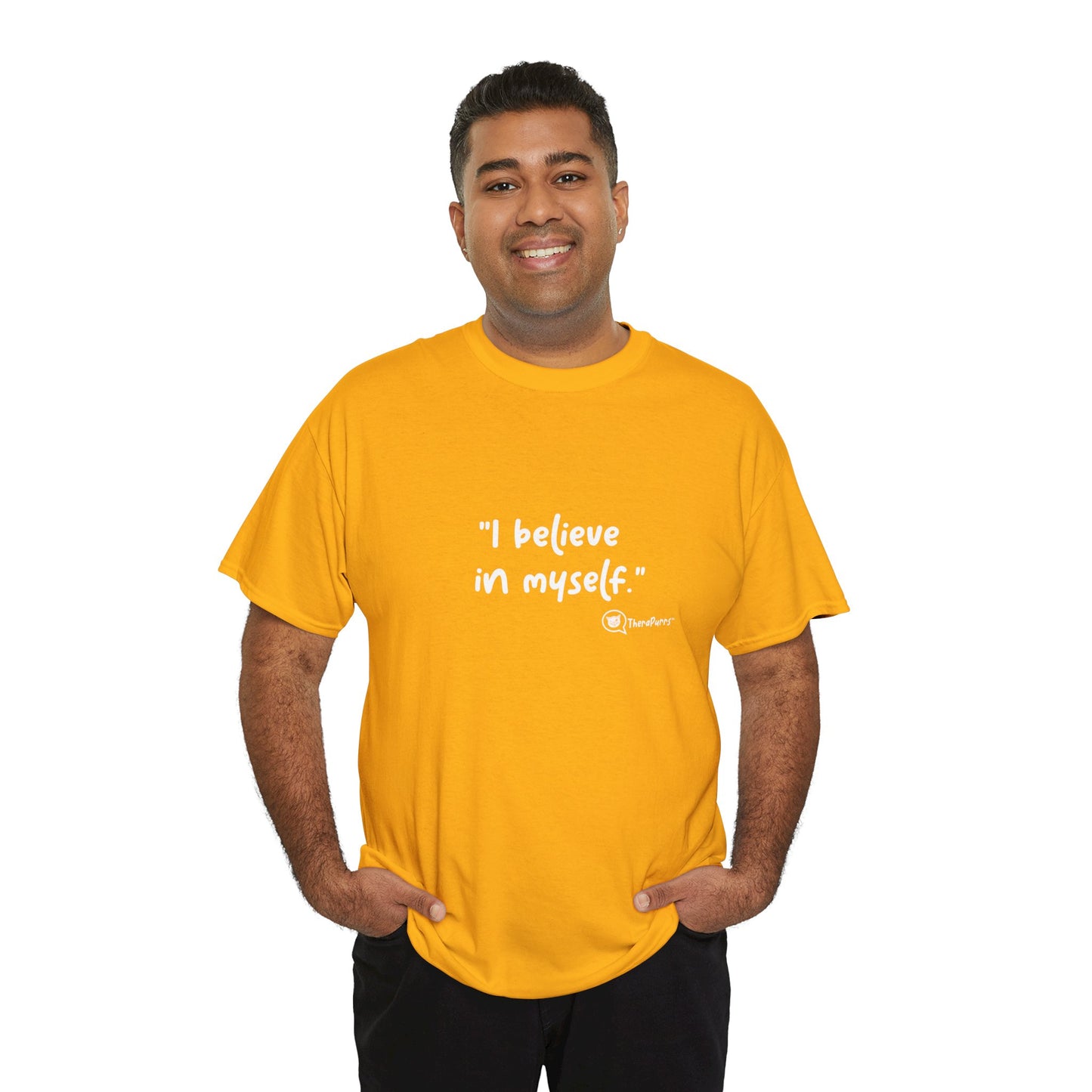 TheraPurrs Phrase T-Shirt - "I believe in myself"