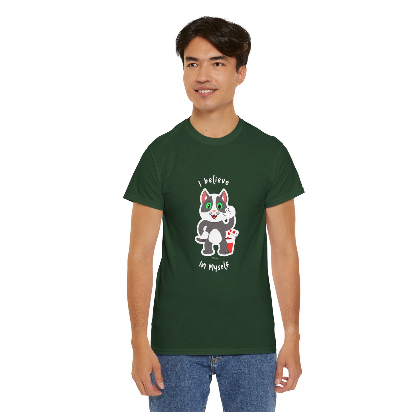 T-Shirt - PosiCat - I believe in myself