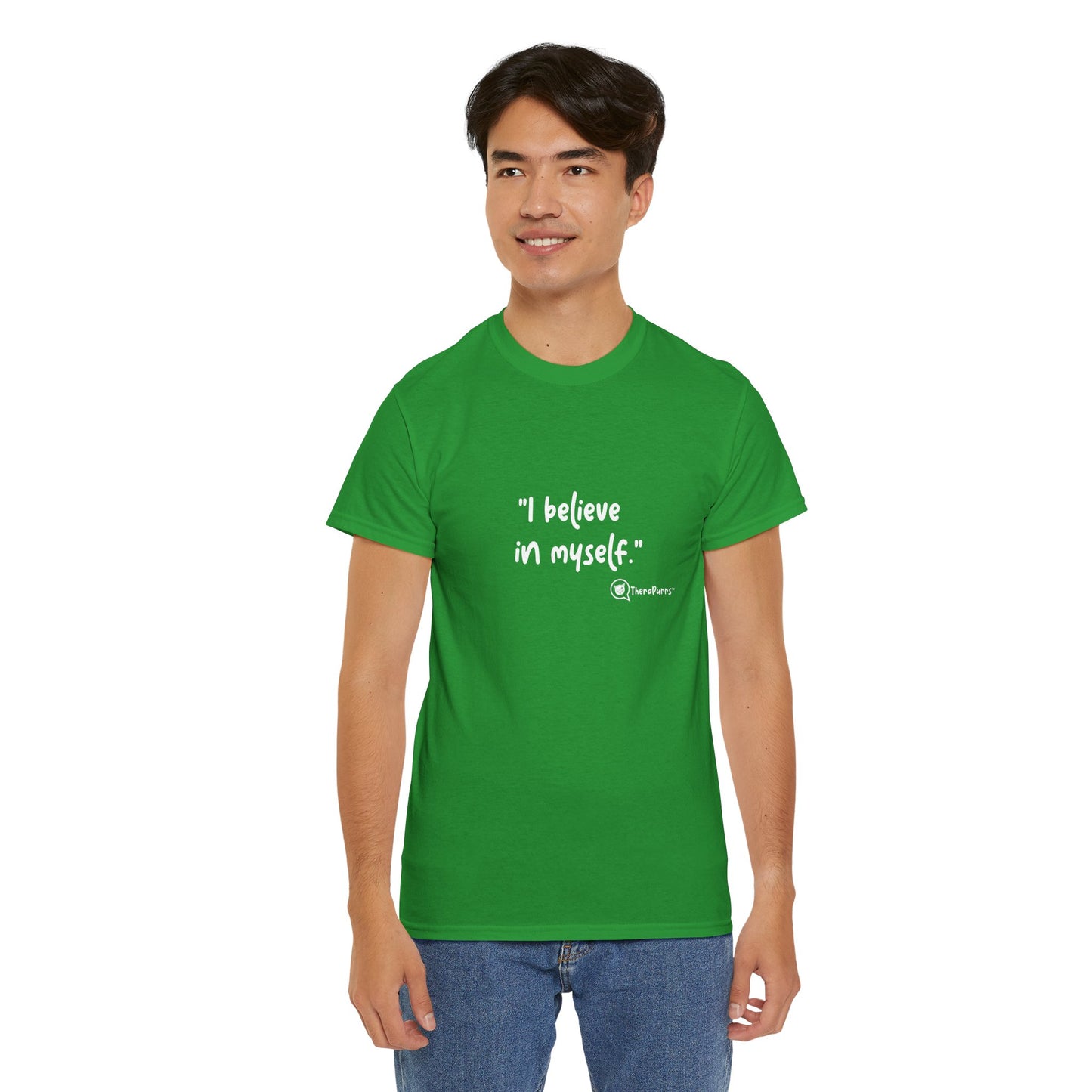 TheraPurrs Phrase T-Shirt - "I believe in myself"
