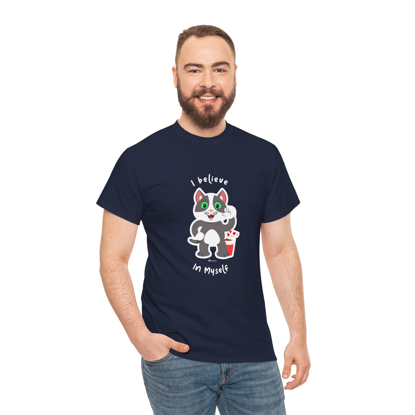 T-Shirt - PosiCat - I believe in myself