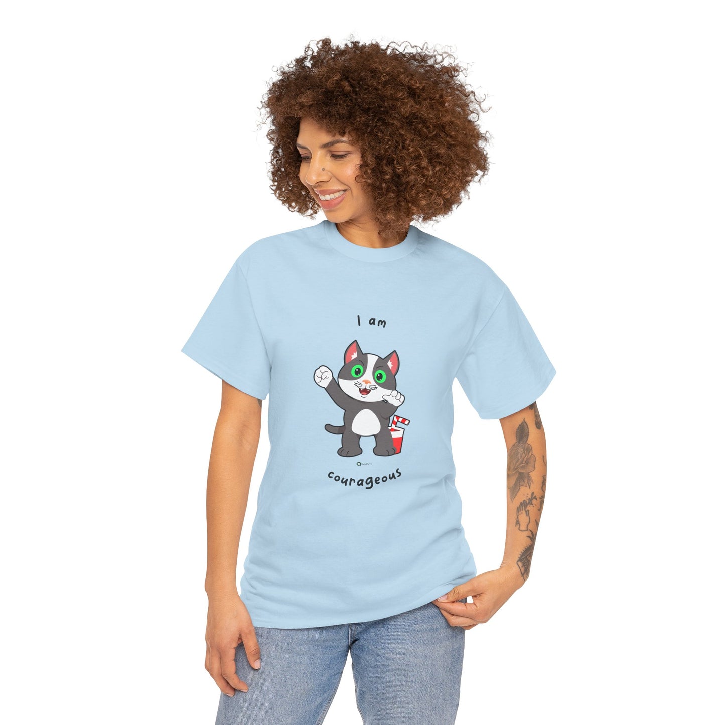 T-Shirt - PosiCat - I am courageous