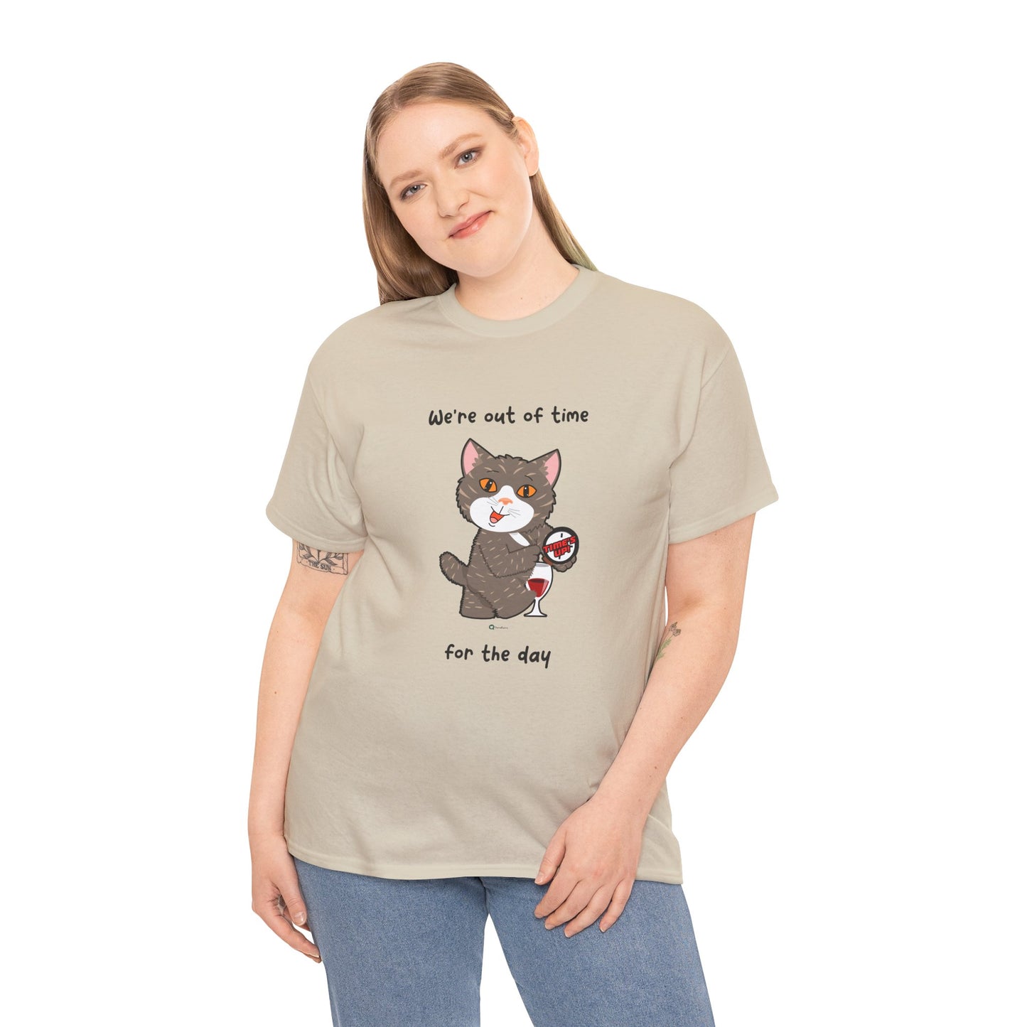 T-Shirt - HipaaCat - We're Out Of Time For The Day