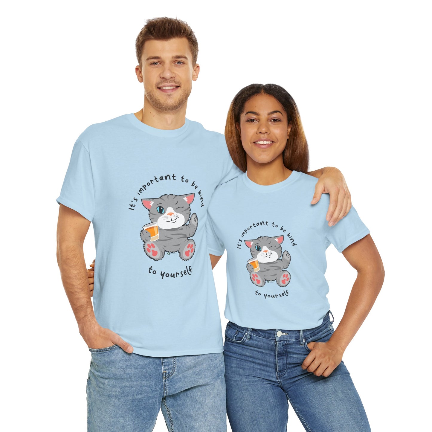 T-Shirt - TheraCat - It's important to be kind to yourself