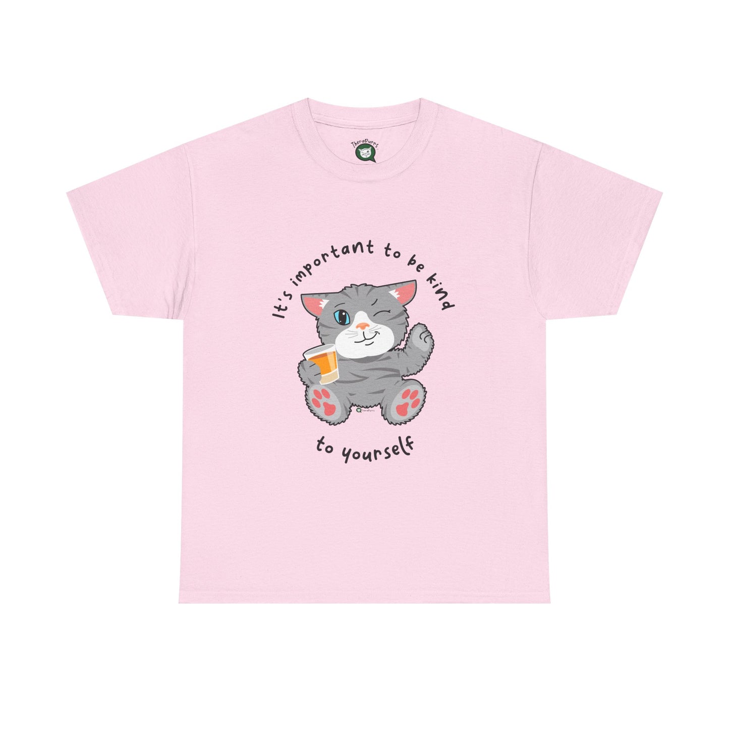 T-Shirt - TheraCat - It's important to be kind to yourself