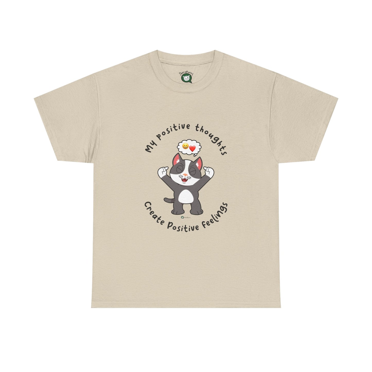T-Shirt - PosiCat - My positive thoughts create positive feelings