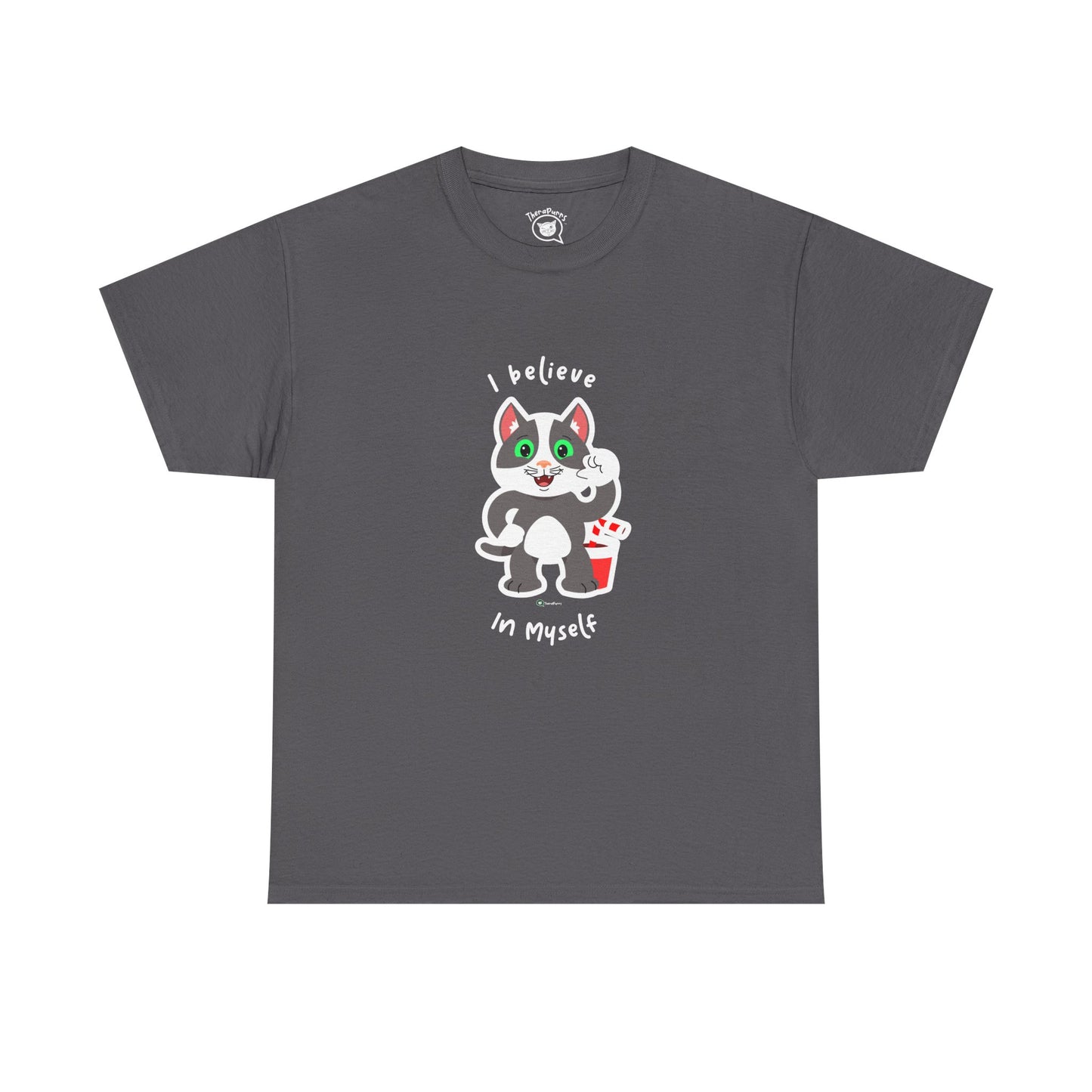 T-Shirt - PosiCat - I believe in myself