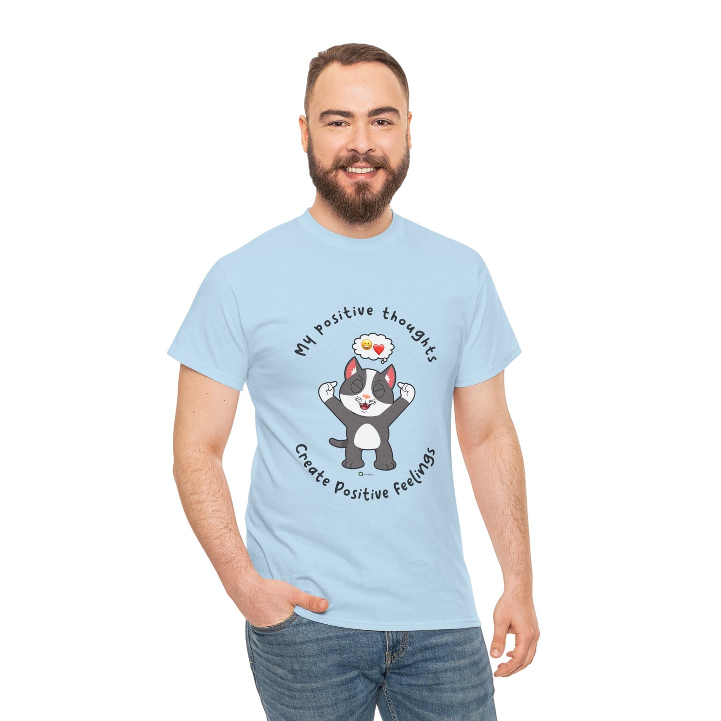 T-Shirt - PosiCat - My positive thoughts create positive feelings