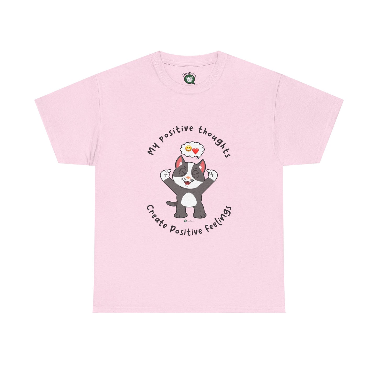 T-Shirt - PosiCat - My positive thoughts create positive feelings