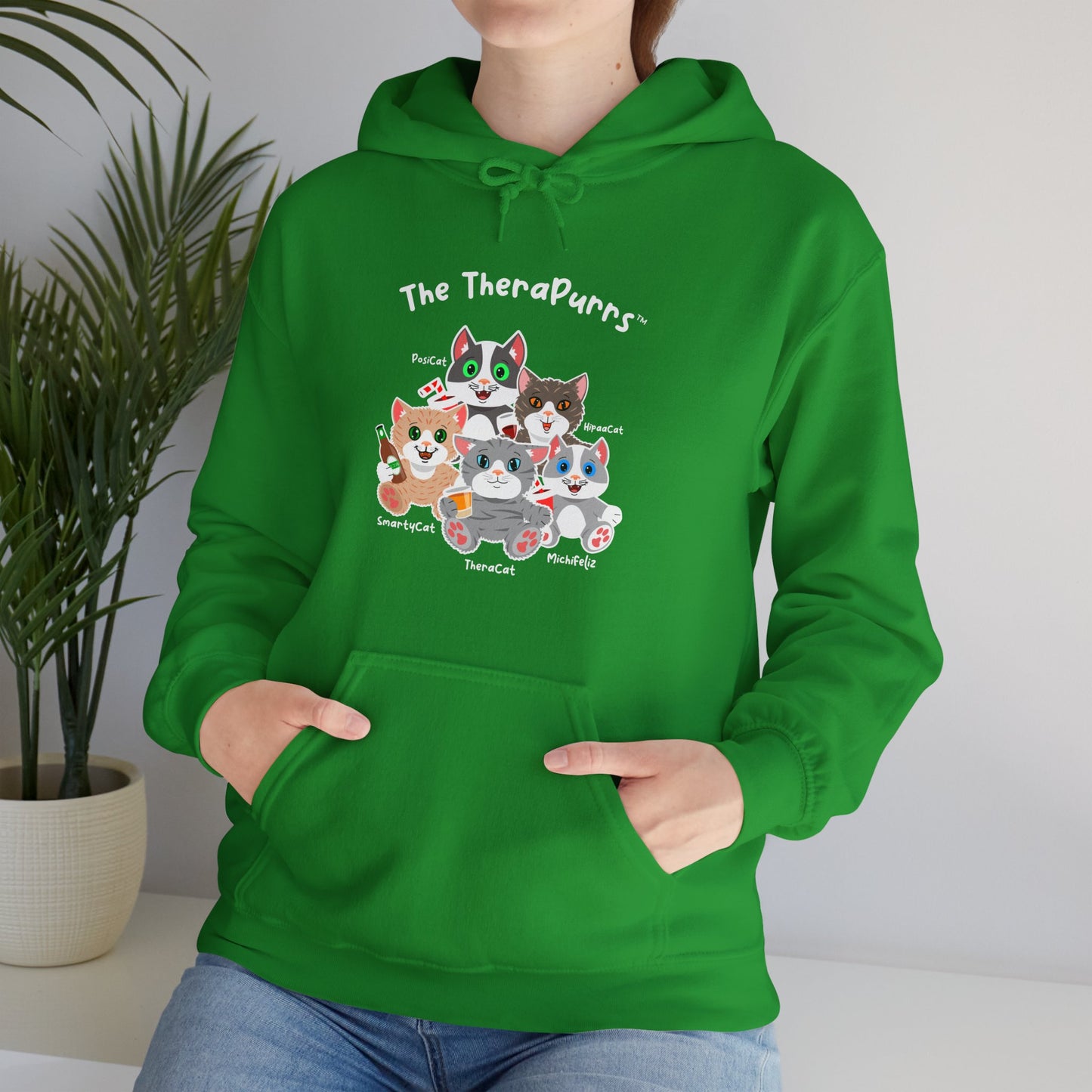 Sweatshirt - TheraPurrs - 5 Cats