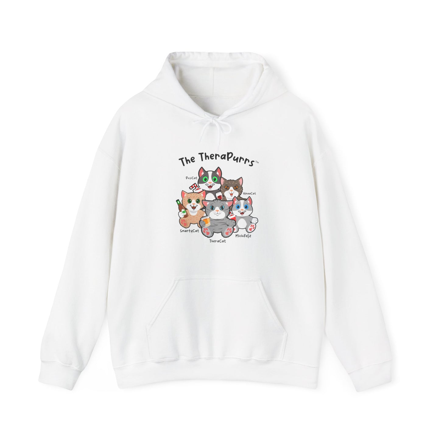 Sweatshirt - TheraPurrs - 5 Cats