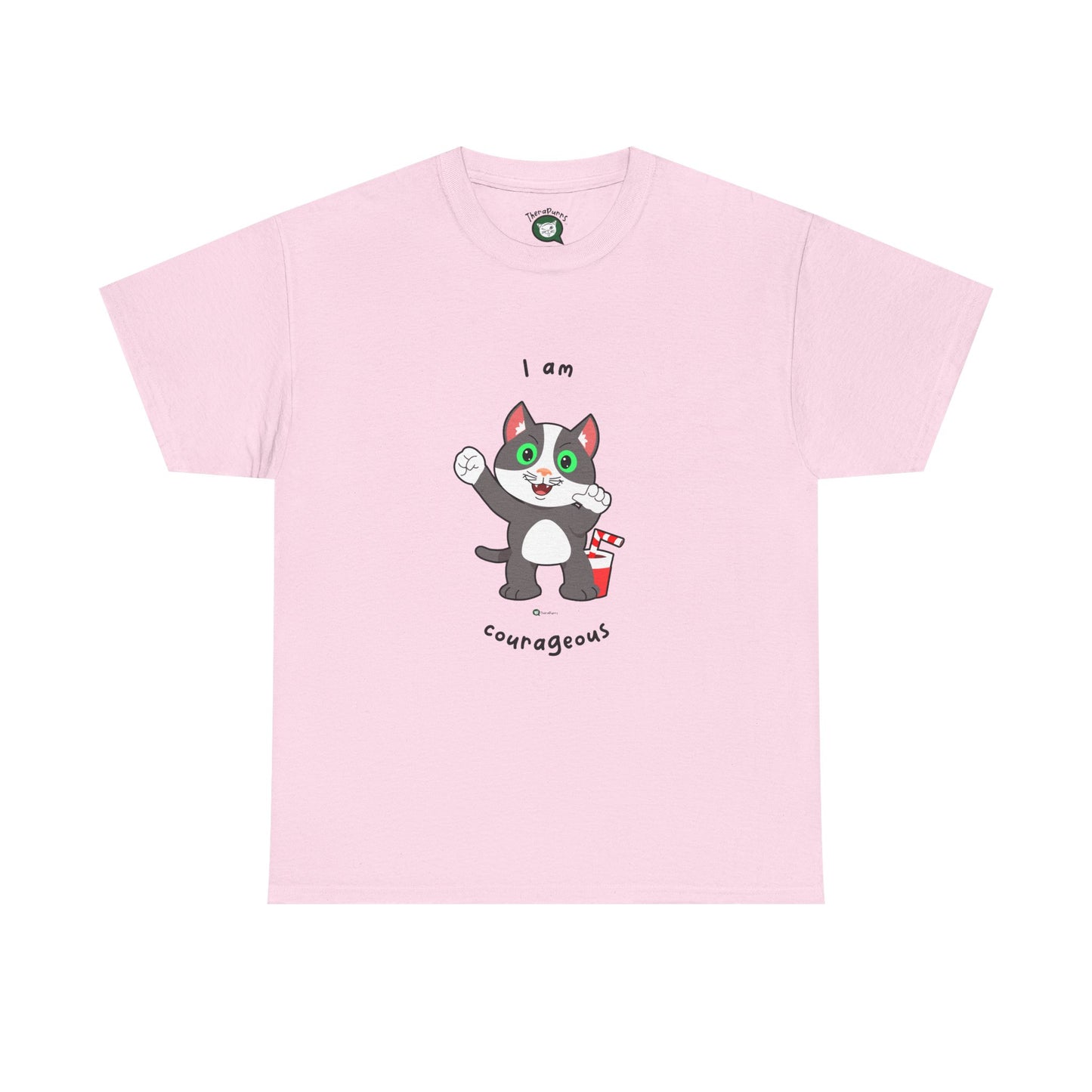 T-Shirt - PosiCat - I am courageous