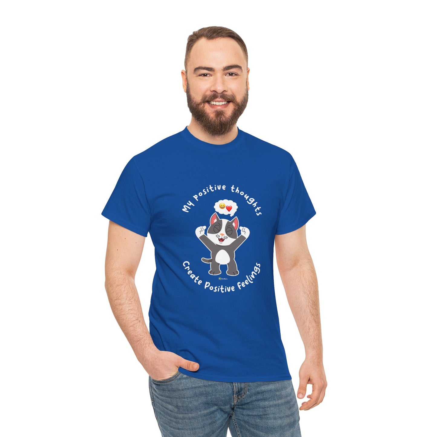 T-Shirt - PosiCat - My positive thoughts create positive feelings