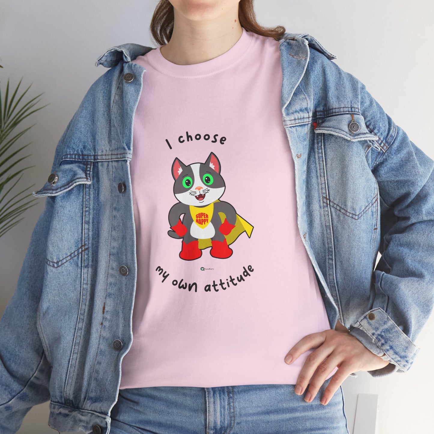 T-Shirt - PosiCat - I choose my own attitude