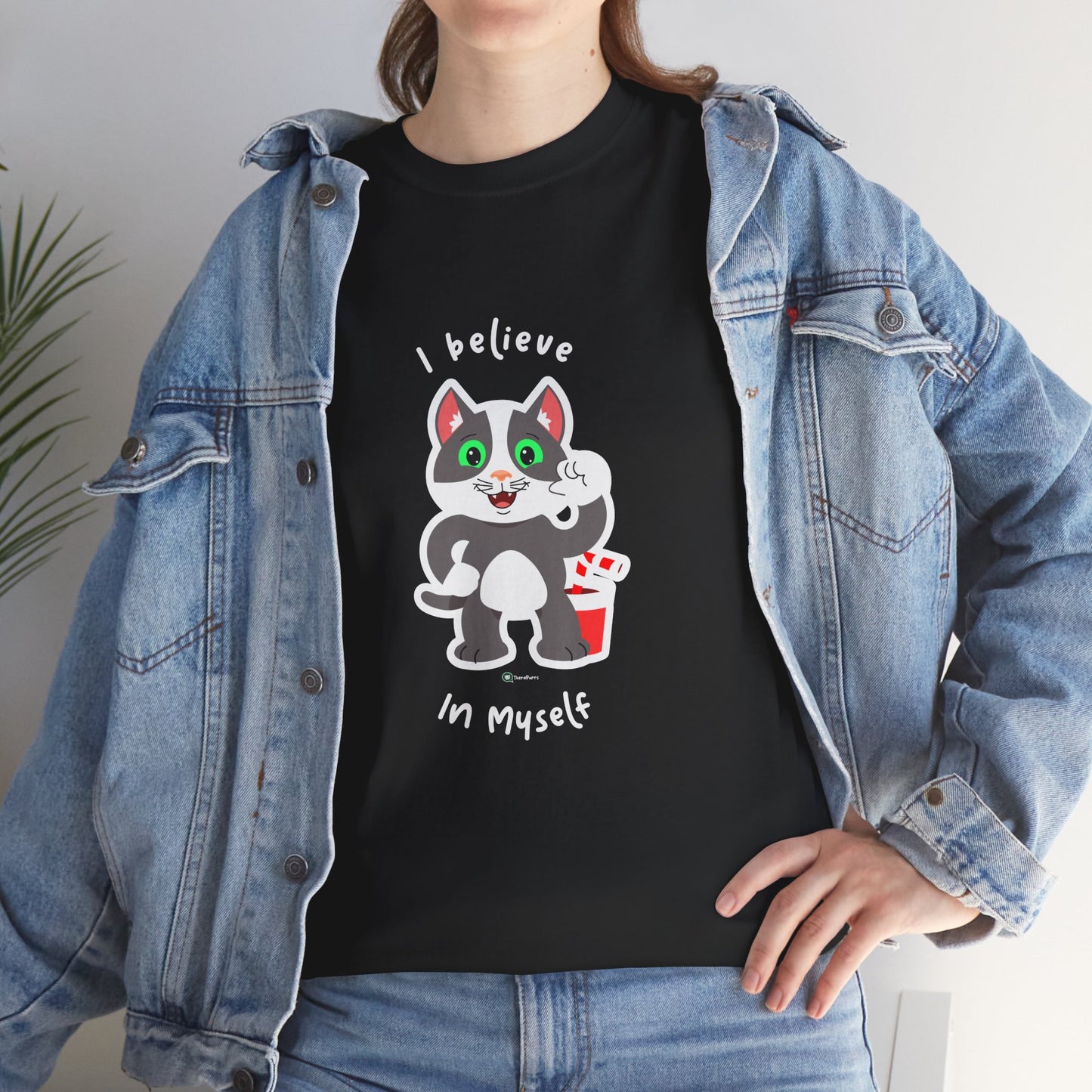 T-Shirt - PosiCat - I believe in myself