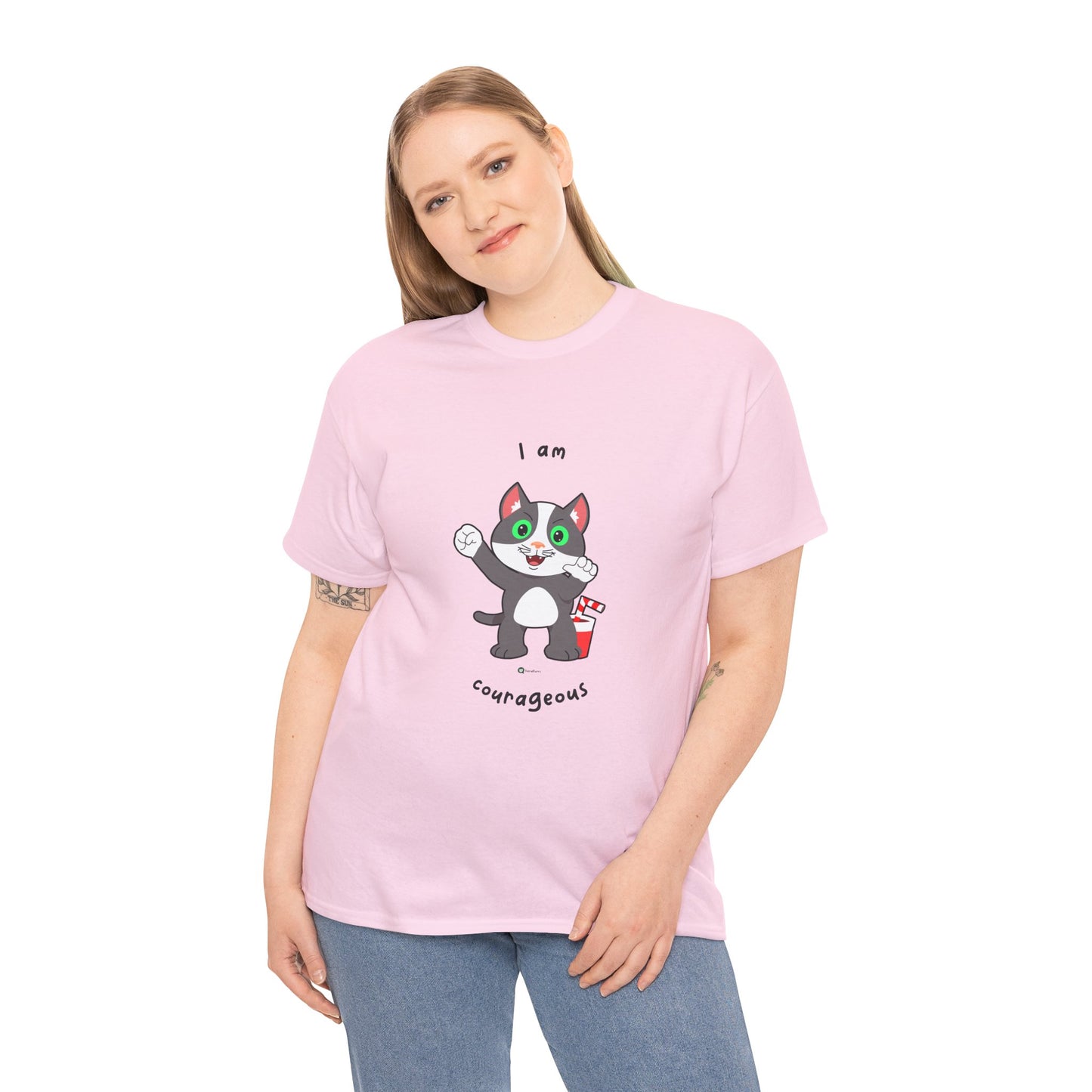 T-Shirt - PosiCat - I am courageous