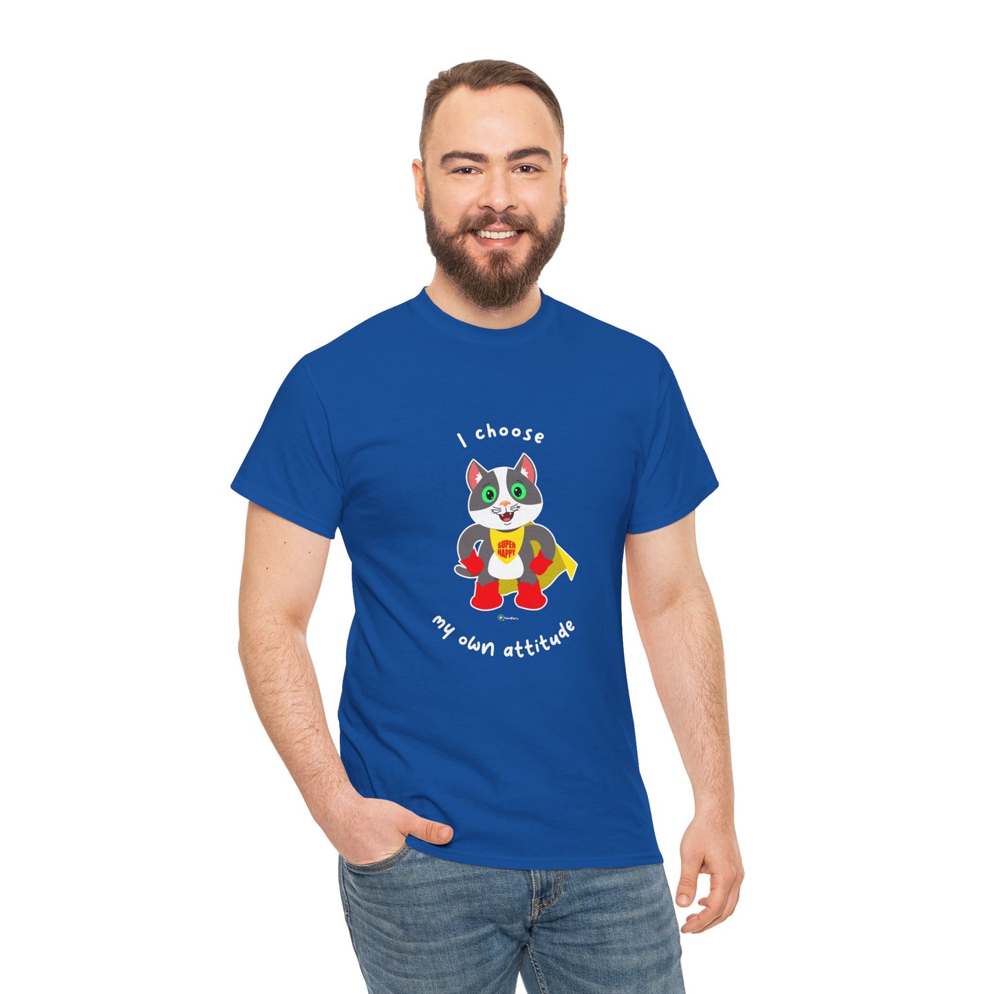 T-Shirt - PosiCat - I choose my own attitude