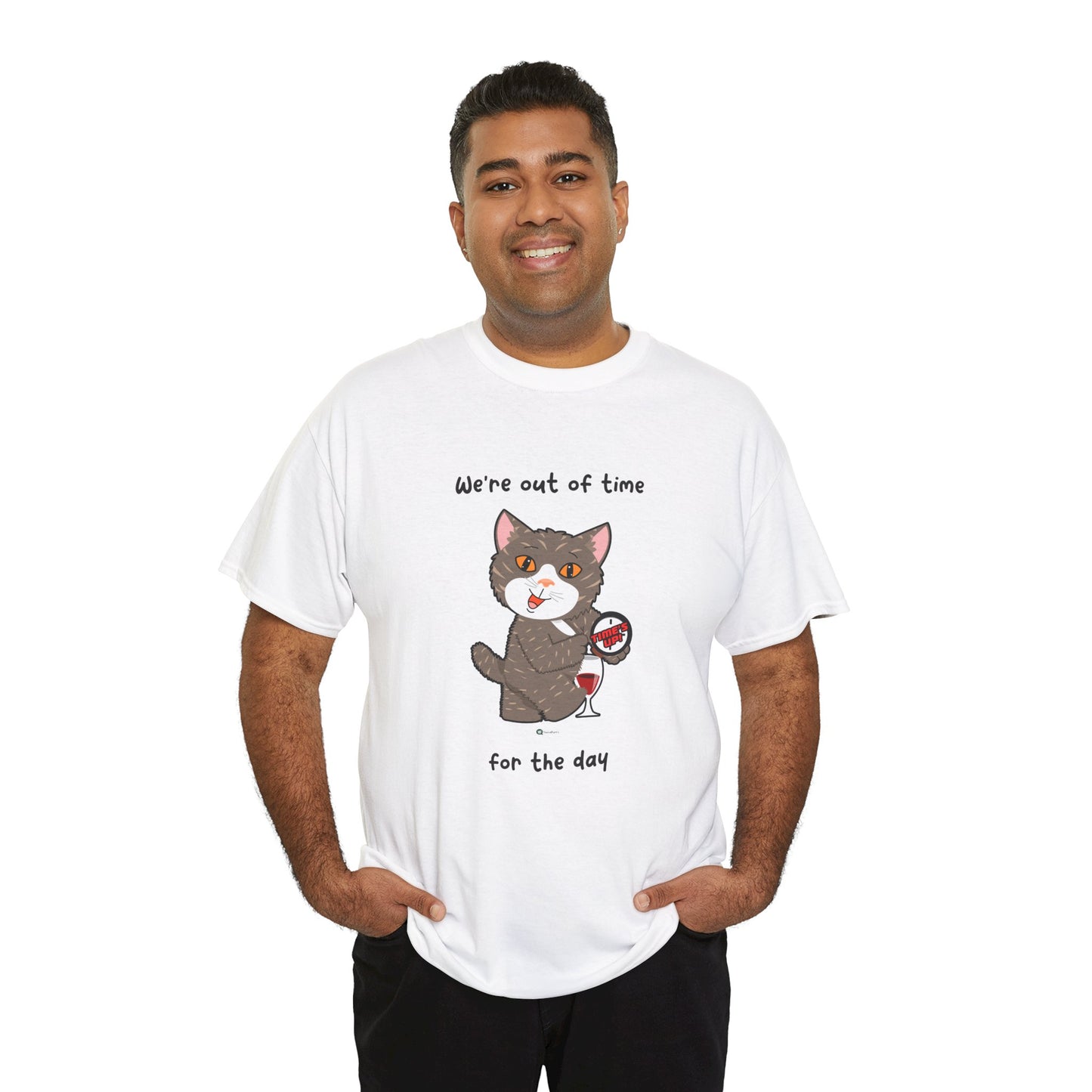 T-Shirt - HipaaCat - We're Out Of Time For The Day