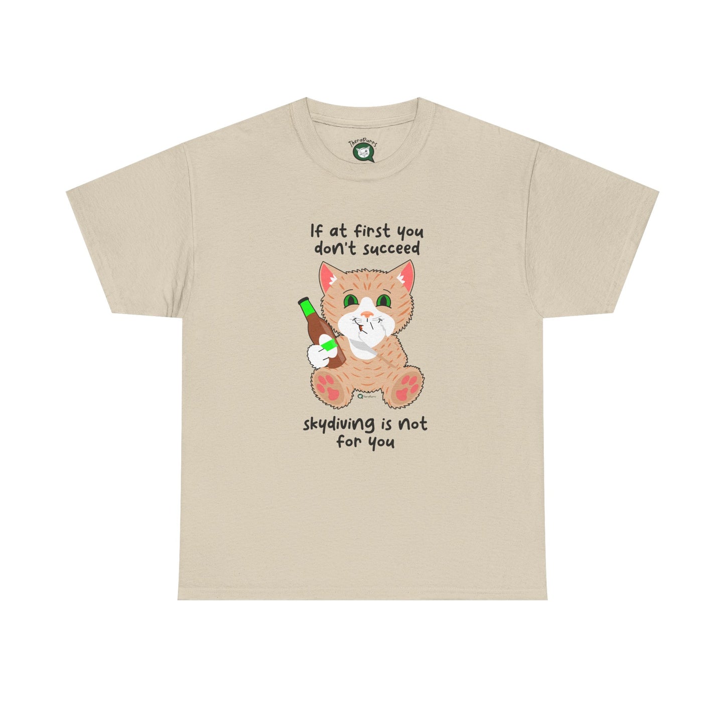 T-Shirt - SmartyCat - Skydiving Is Not For You