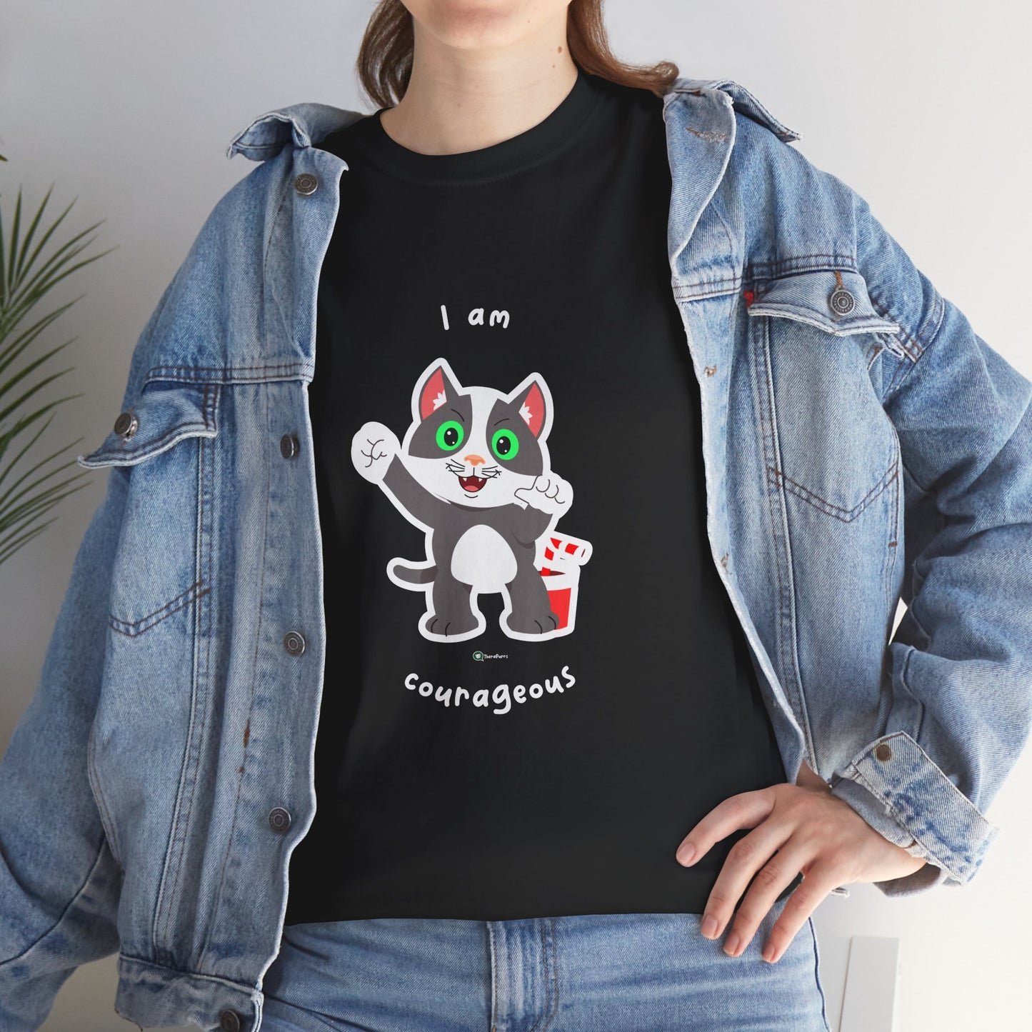 T-Shirt - PosiCat - I am courageous