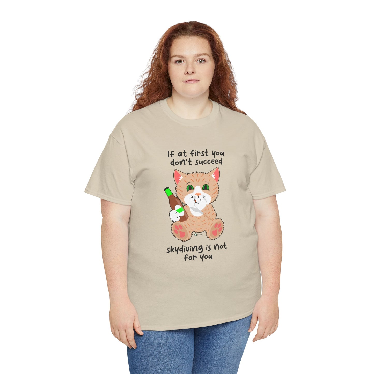 T-Shirt - SmartyCat - Skydiving Is Not For You
