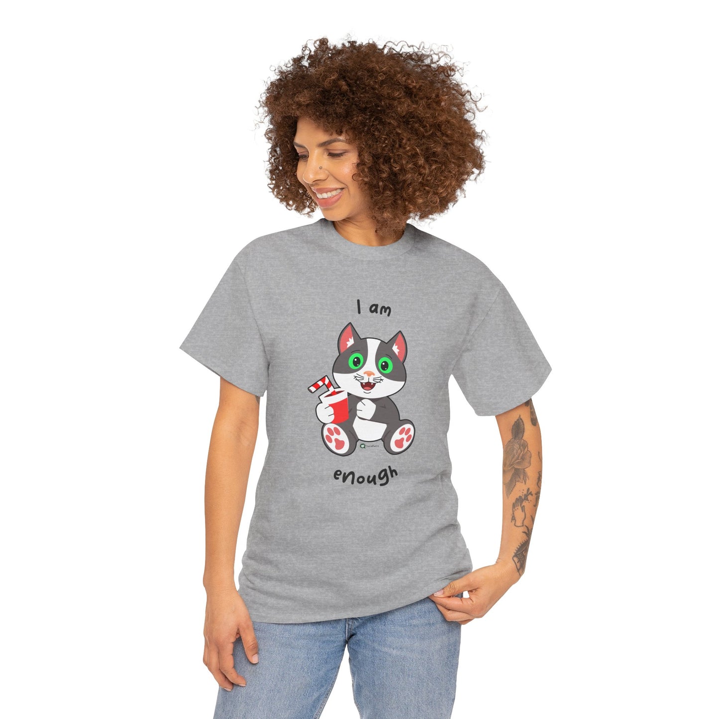 T-Shirt - PosiCat - I Am Enough