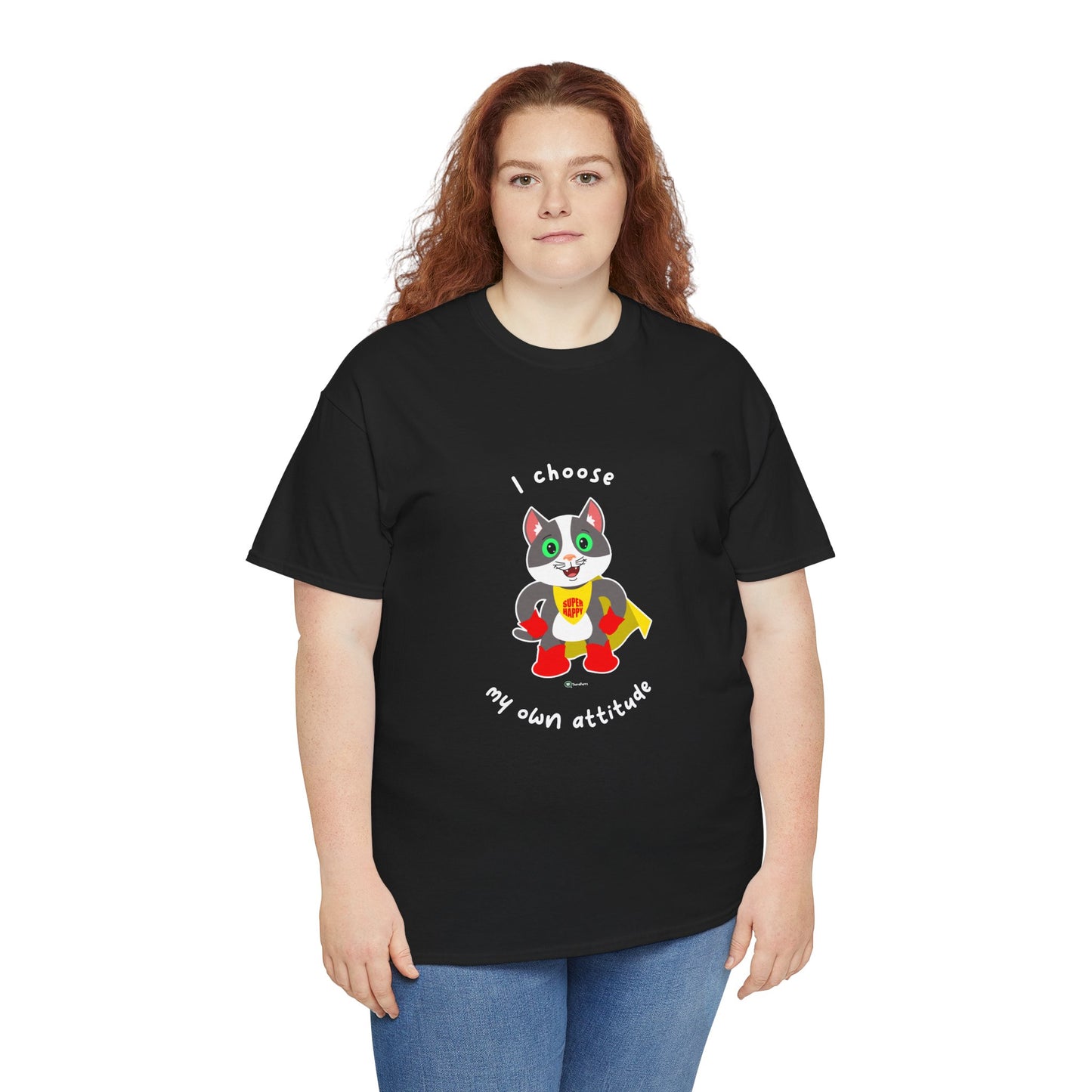 T-Shirt - PosiCat - I choose my own attitude