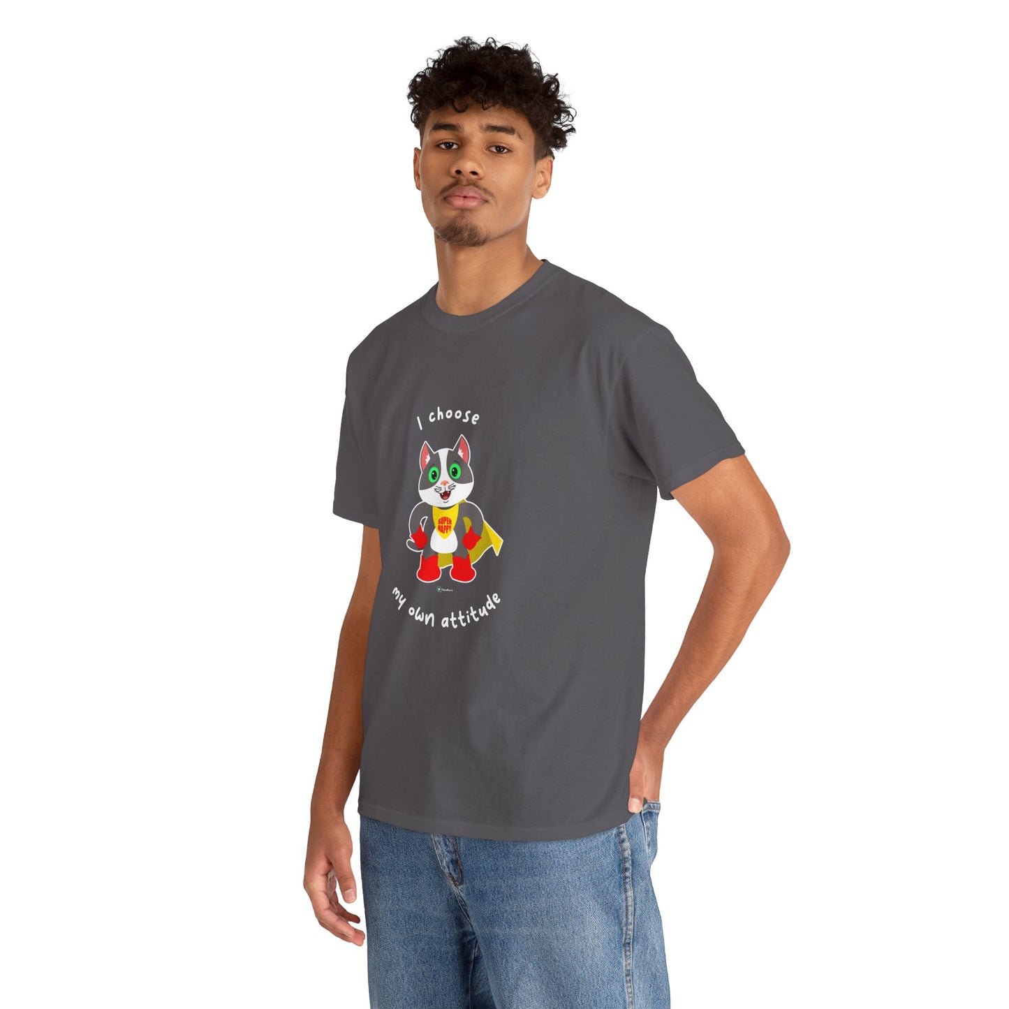 T-Shirt - PosiCat - I choose my own attitude