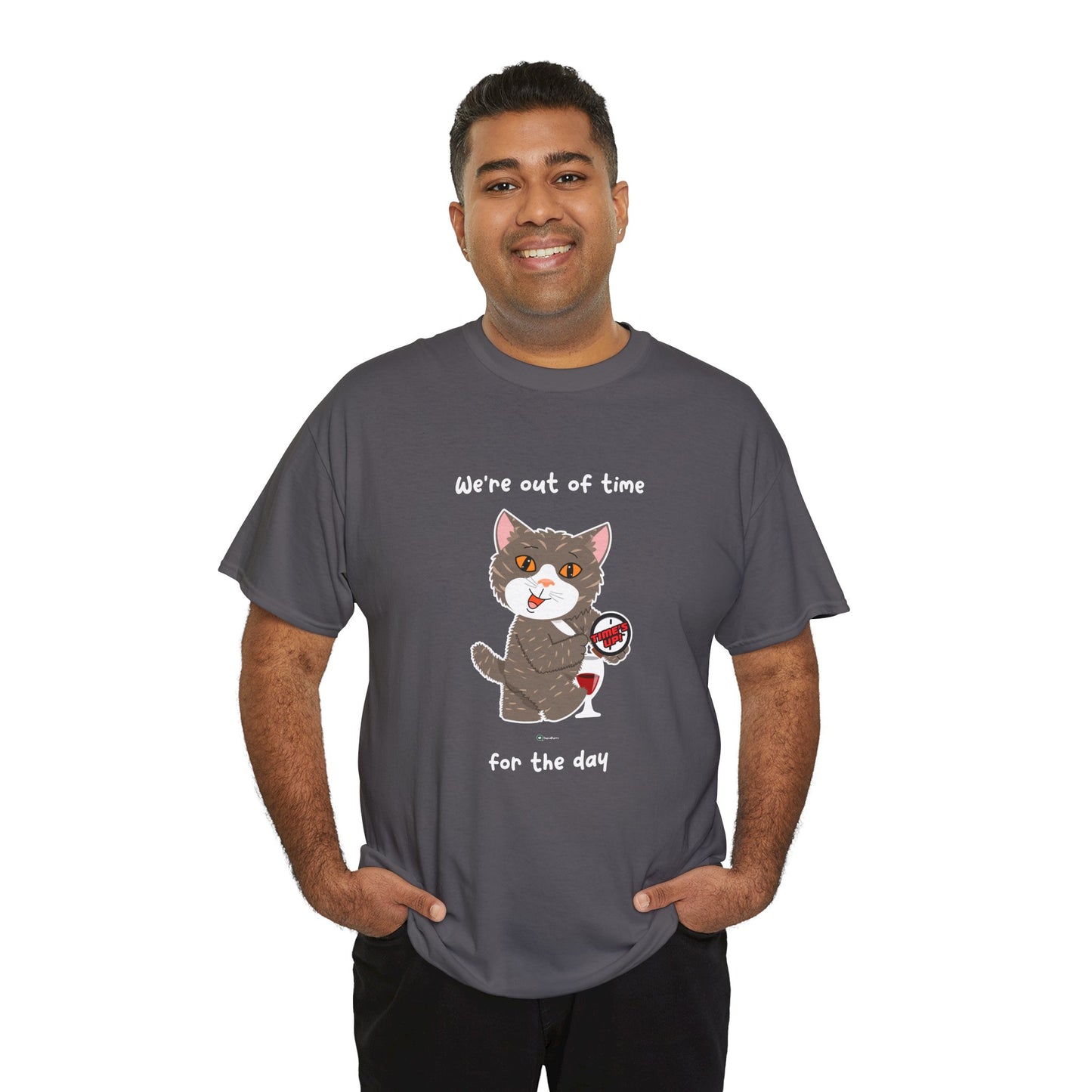 T-Shirt - HipaaCat - We're Out Of Time For The Day