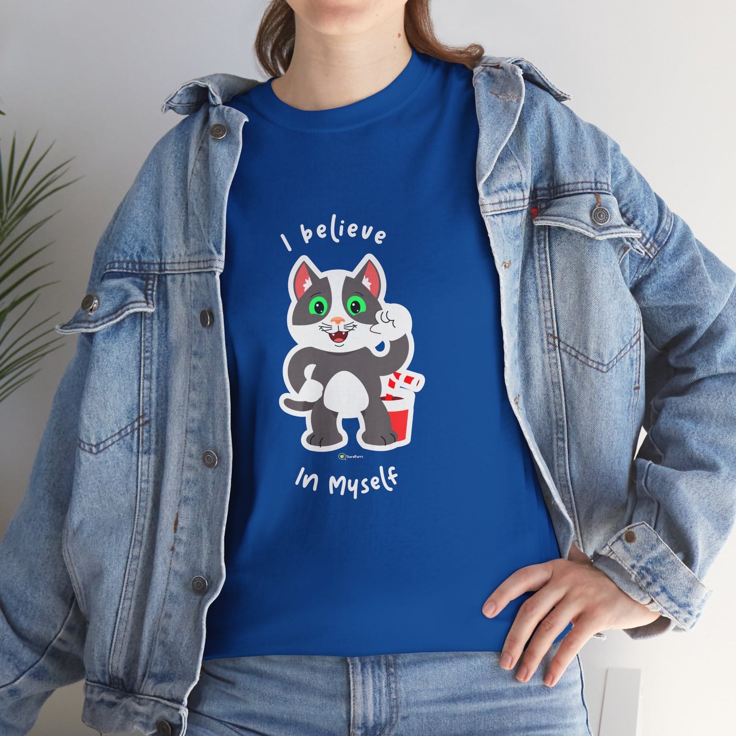 T-Shirt - PosiCat - I believe in myself