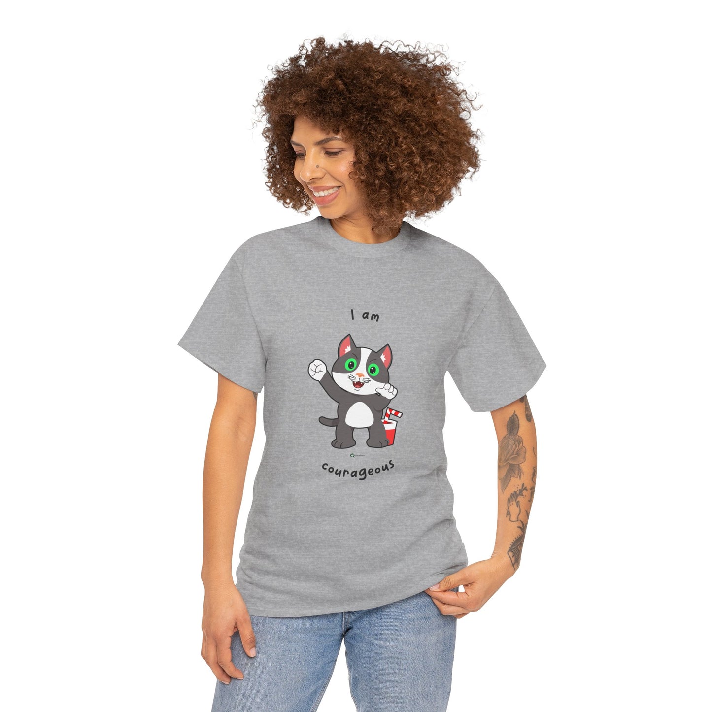 T-Shirt - PosiCat - I am courageous