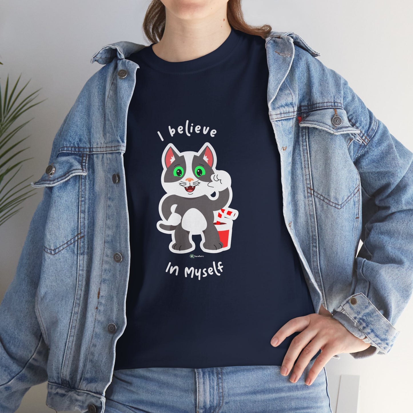 T-Shirt - PosiCat - I believe in myself