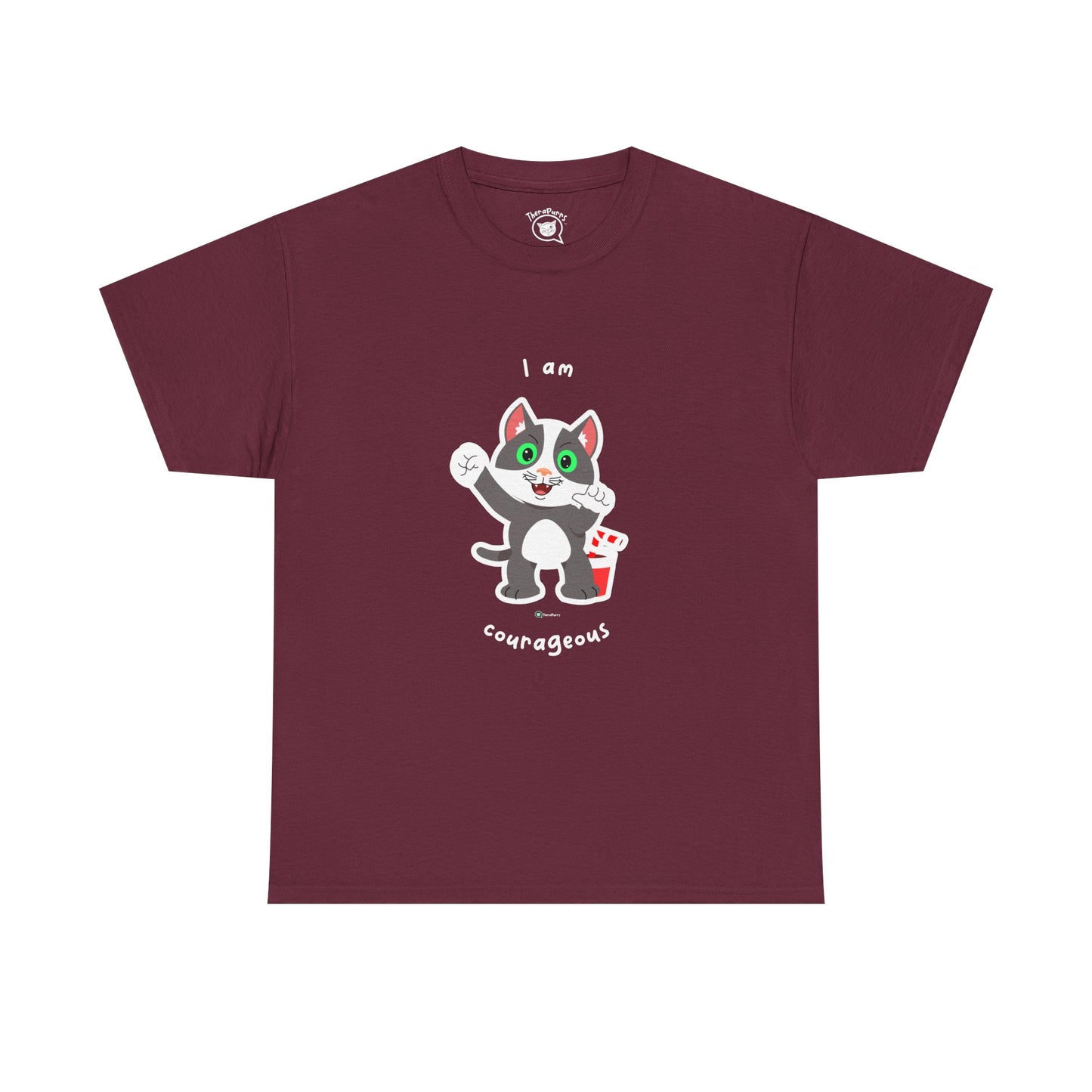 T-Shirt - PosiCat - I am courageous