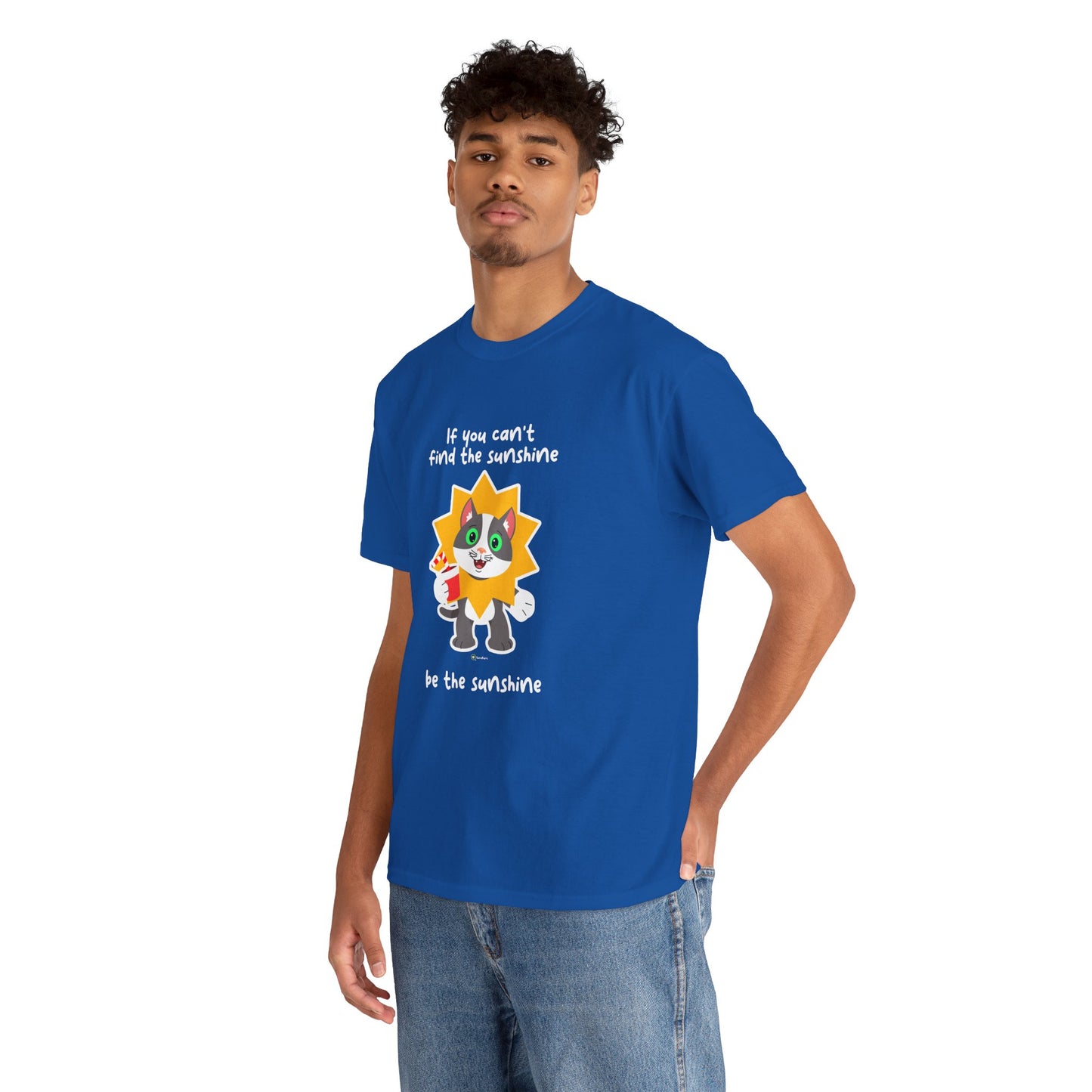 T-Shirt - PosiCat - If You Can't Find The Sunshine, Be The Sunshine