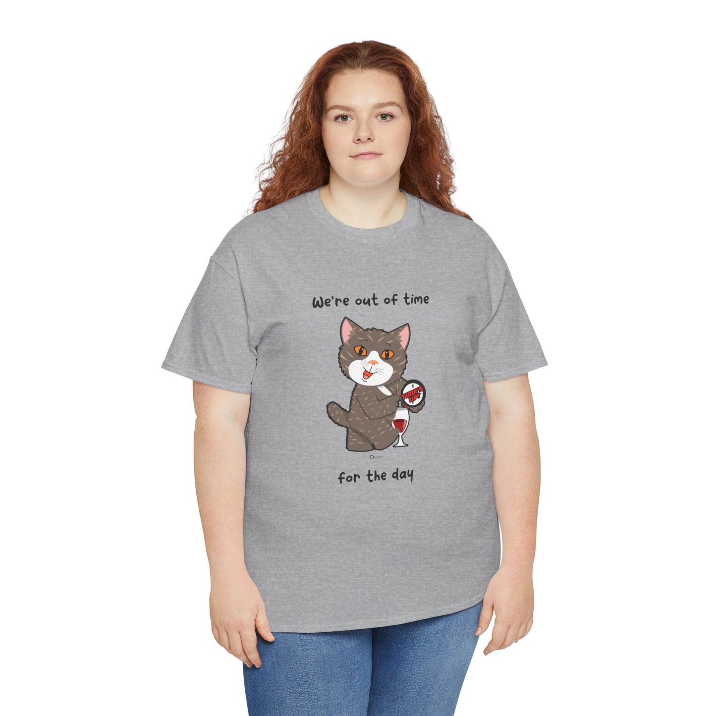 T-Shirt - HipaaCat - We're Out Of Time For The Day