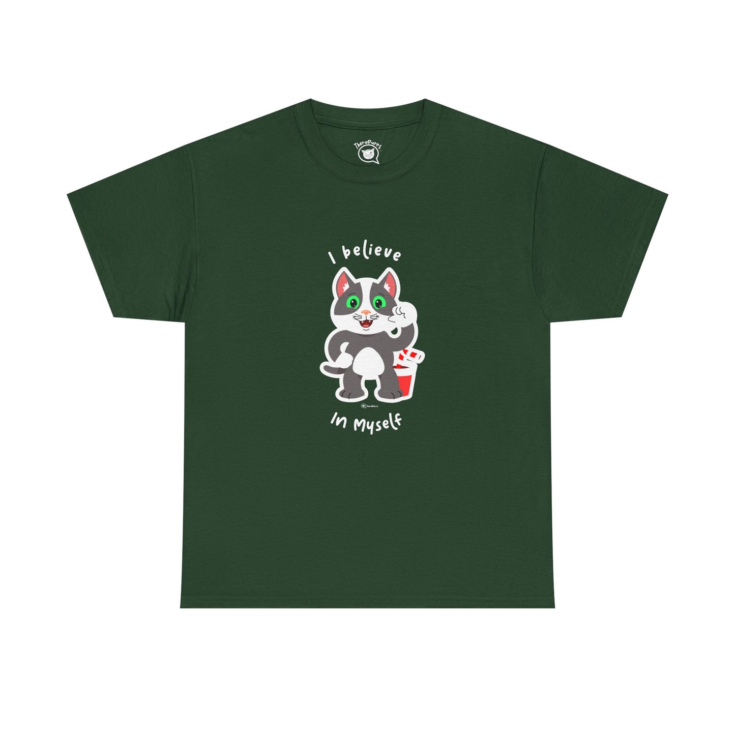T-Shirt - PosiCat - I believe in myself