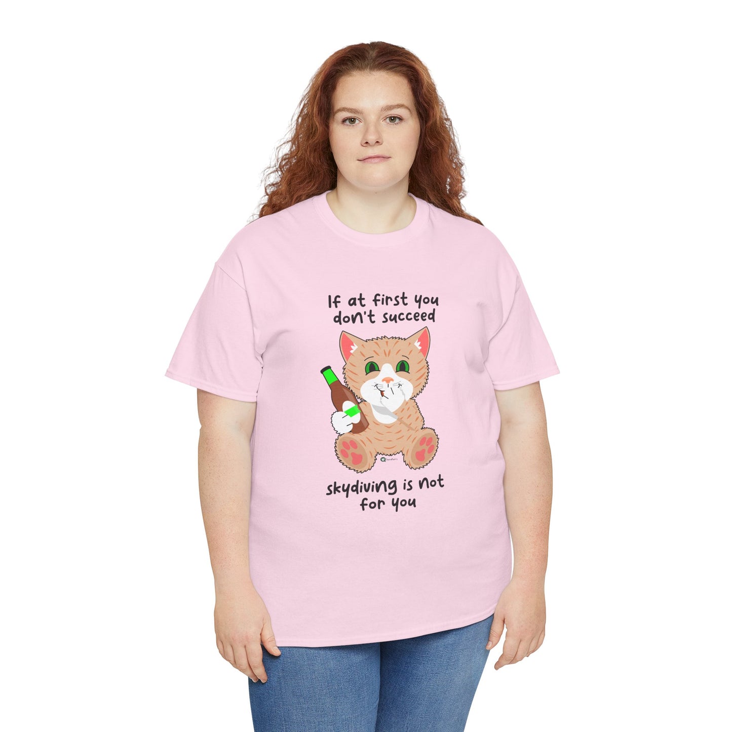 T-Shirt - SmartyCat - Skydiving Is Not For You