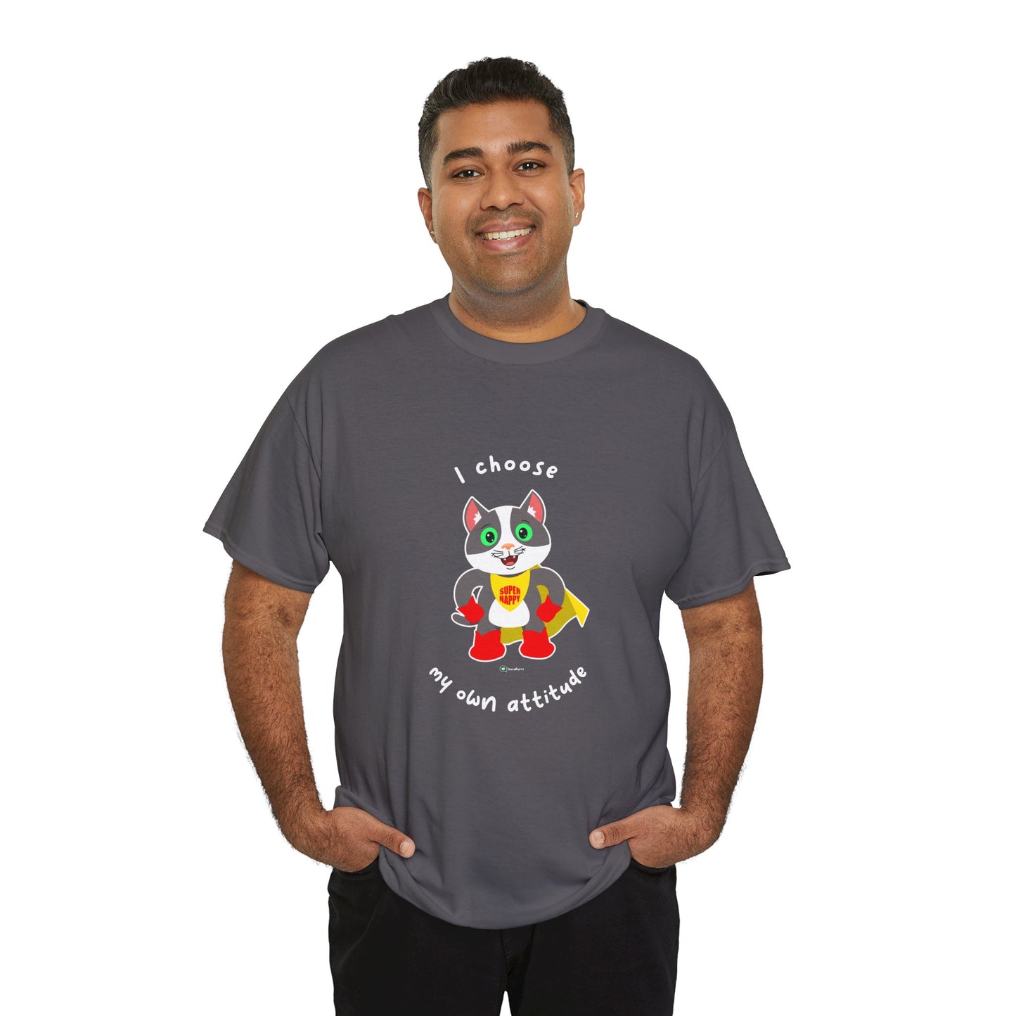 T-Shirt - PosiCat - I choose my own attitude