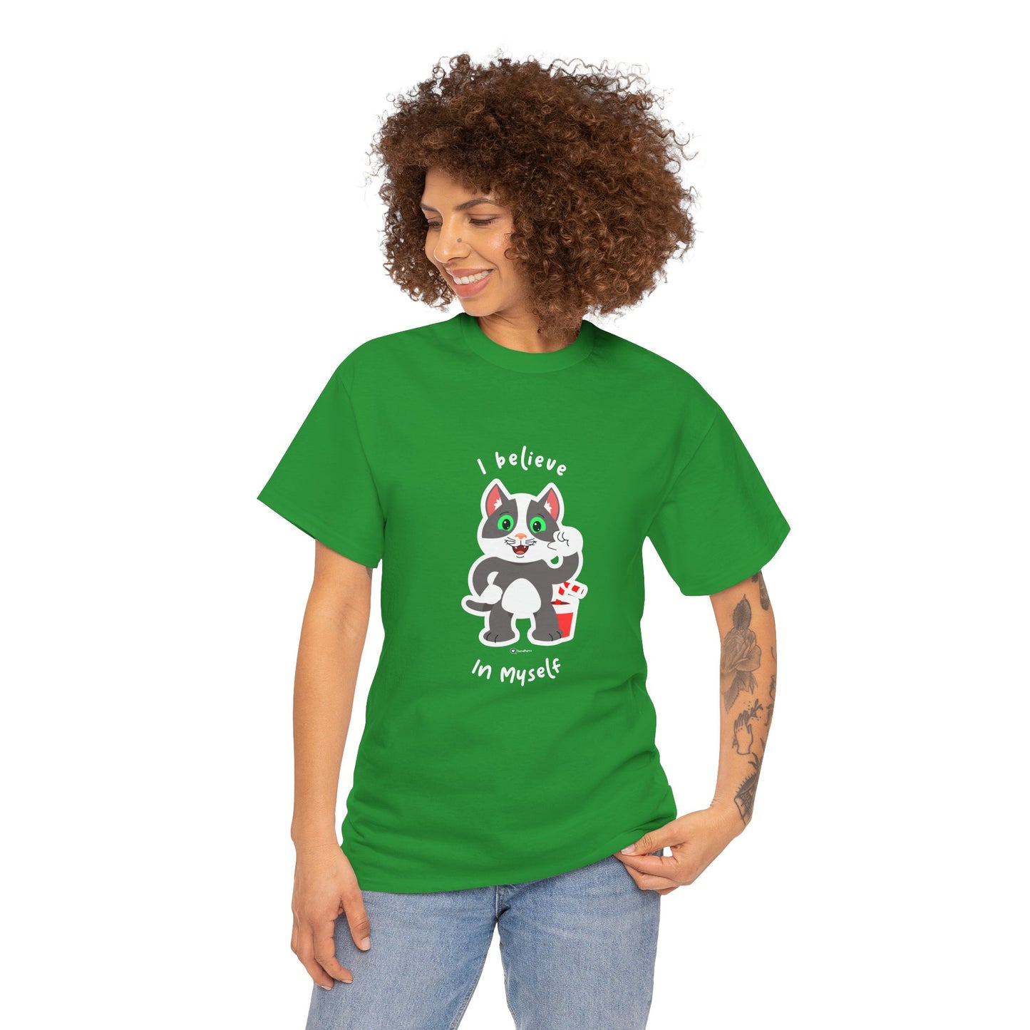 T-Shirt - PosiCat - I believe in myself