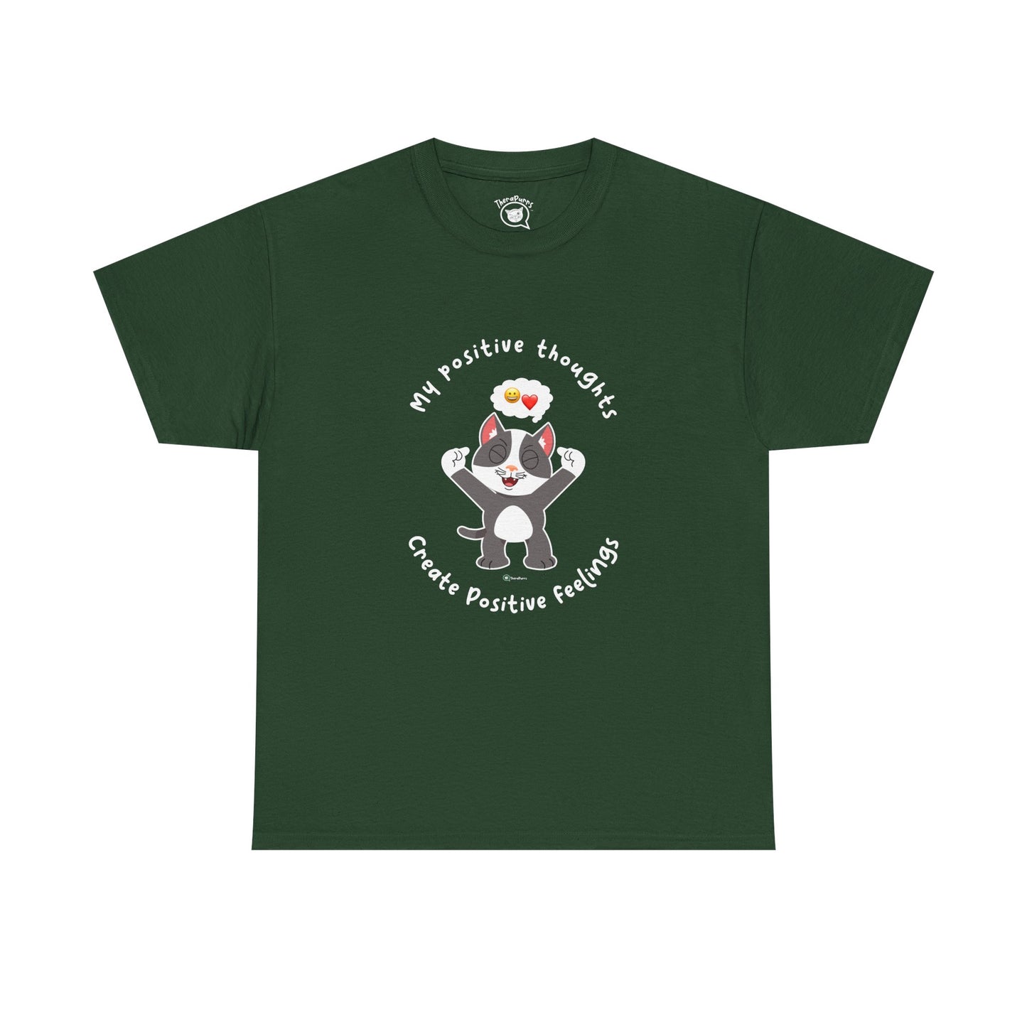 T-Shirt - PosiCat - My positive thoughts create positive feelings