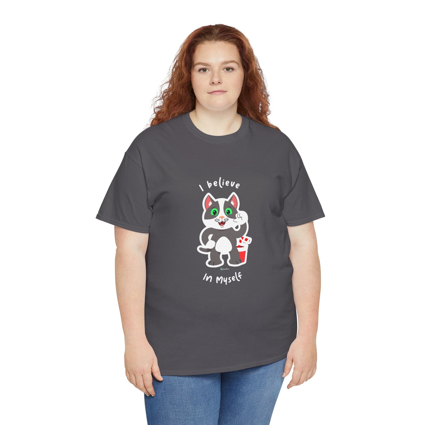 T-Shirt - PosiCat - I believe in myself